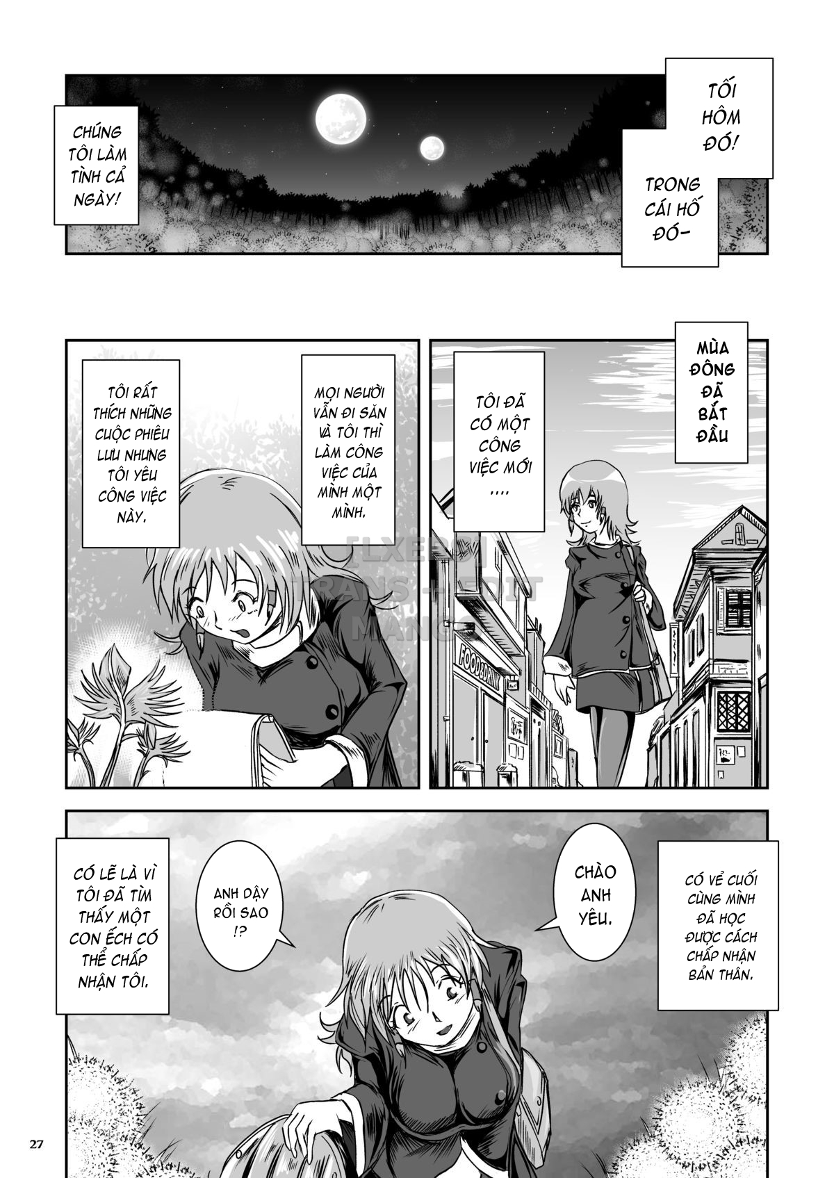 Đọc truyện hentai Atsui Suana De Ase-Ippai No Kaeru Kan - Oneshot