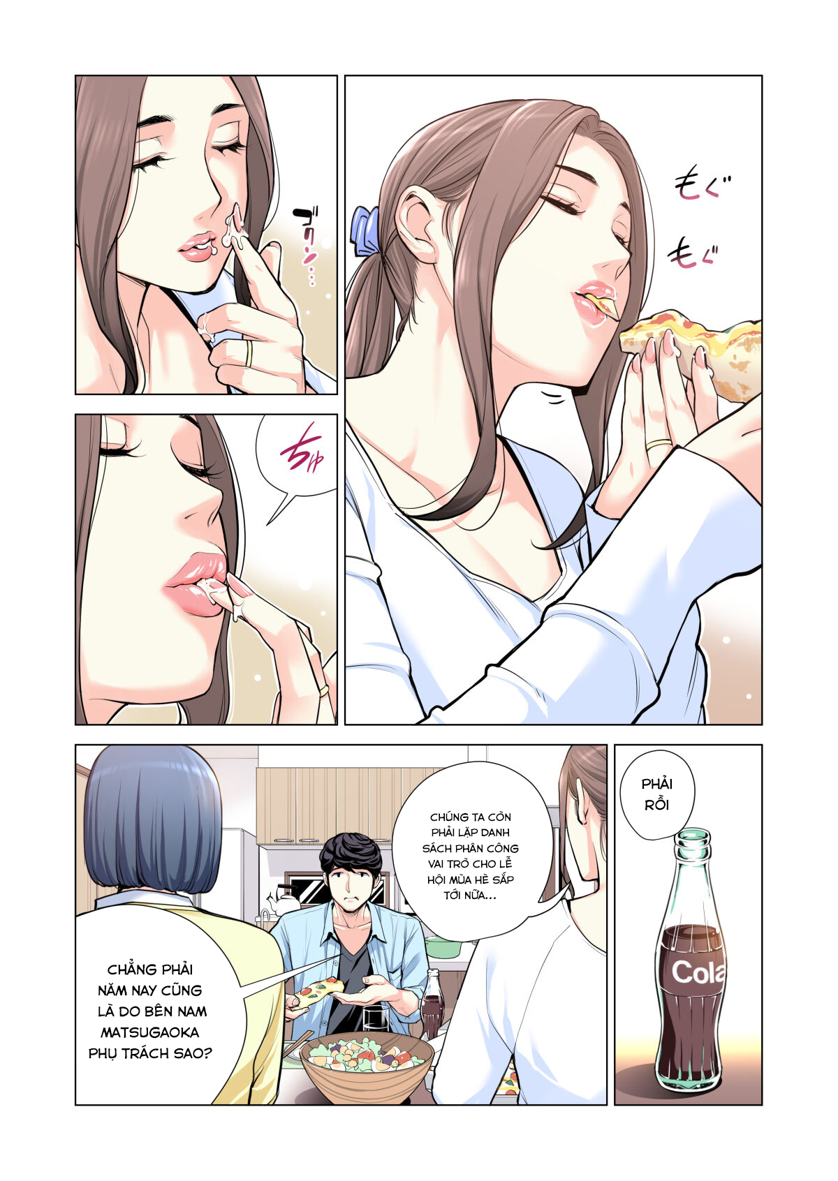 Đọc truyện hentai Jichikai no Hitozuma wa Totemo H deshita Chap 3