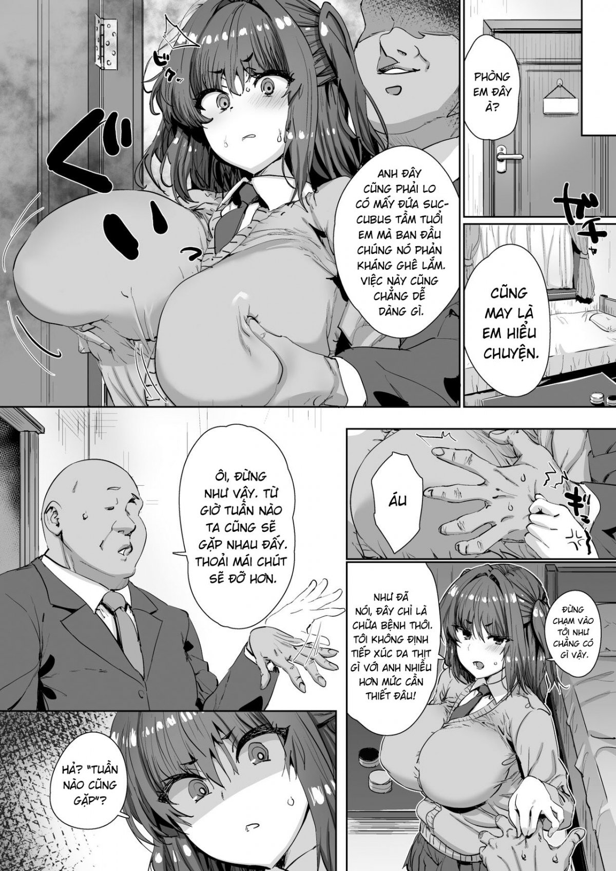 Đọc truyện hentai Onnanoko ga Aru Hi Totsuzen Succubus ni Natte Shimau Sekai no Hanashi - Oneshot