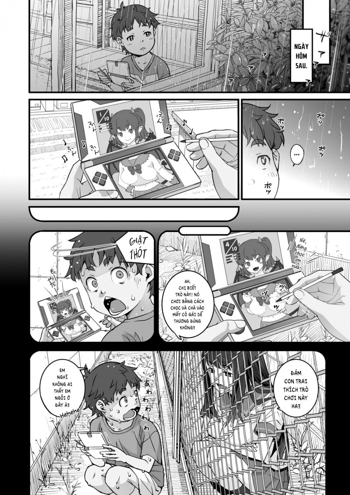 Đọc truyện hentai Ký ức ngày hè qua hàng rào lưới thép - 1 Bắn