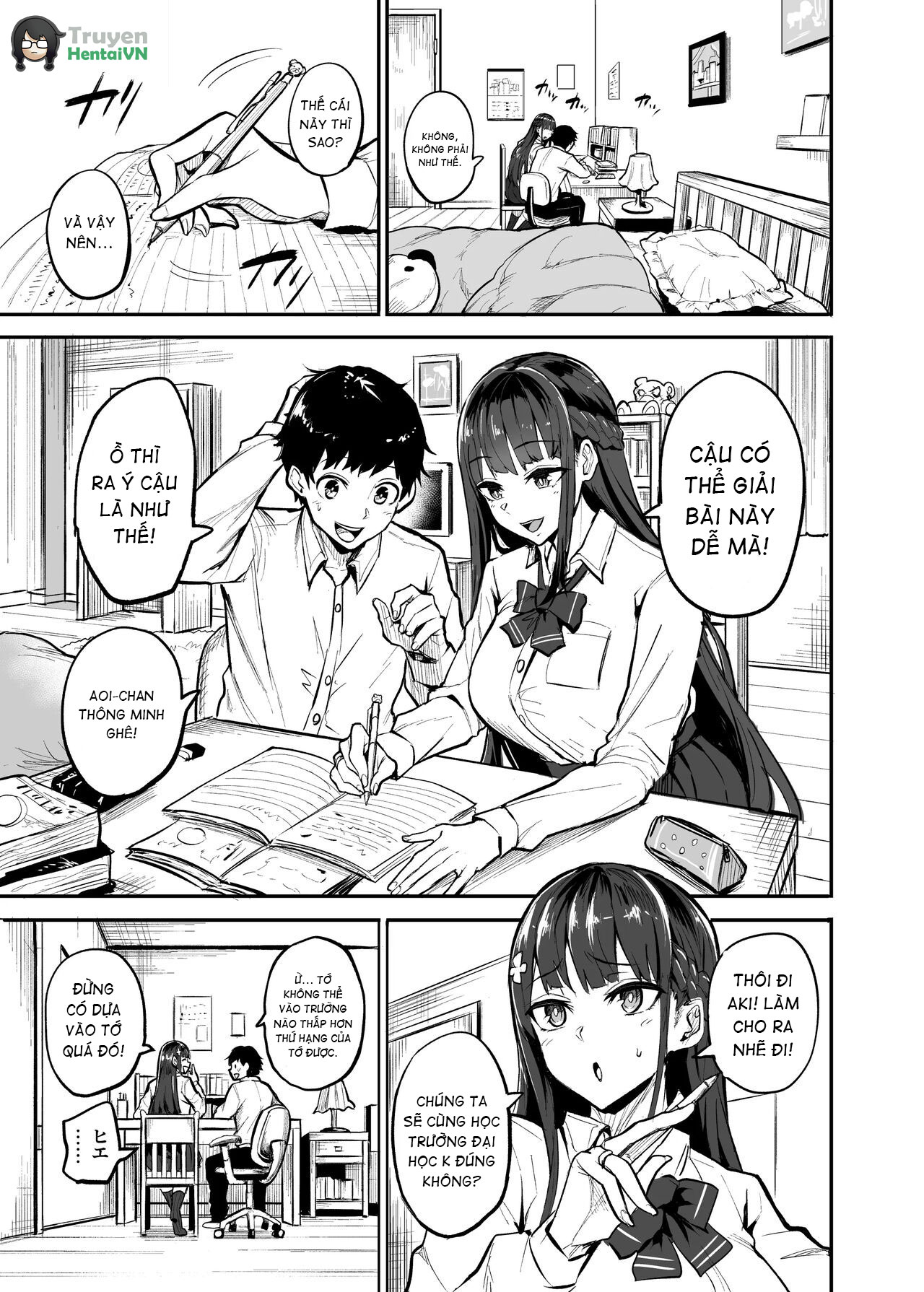 Đọc truyện hentai Kanojo ga Gaikokujin ni Netorareru Manga Ouchi Fuck Hen - chap 1