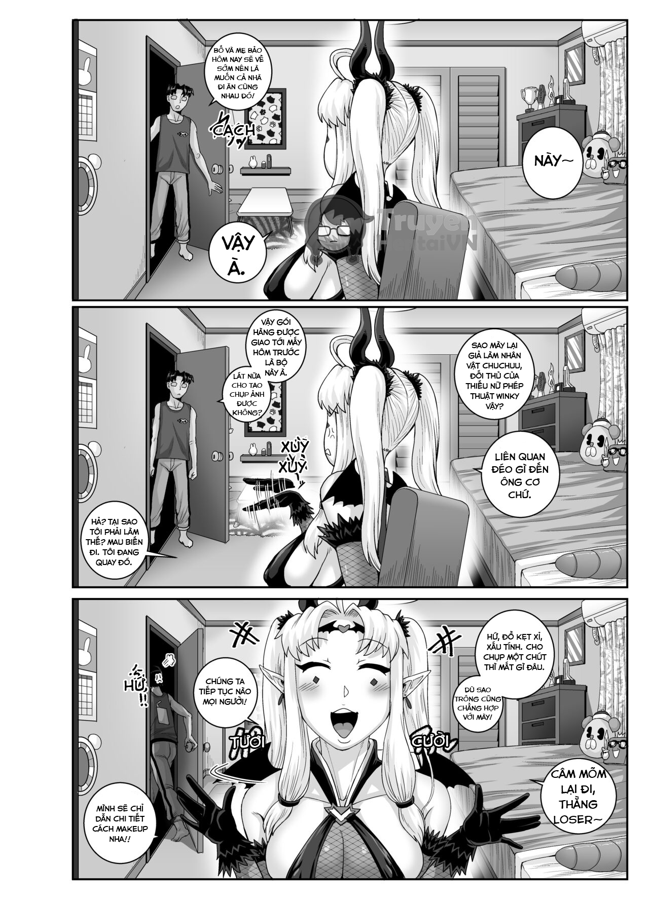 Đọc truyện hentai Dạy dỗ con em gái phiền phức này bằng cá chà bặc - Chap 3