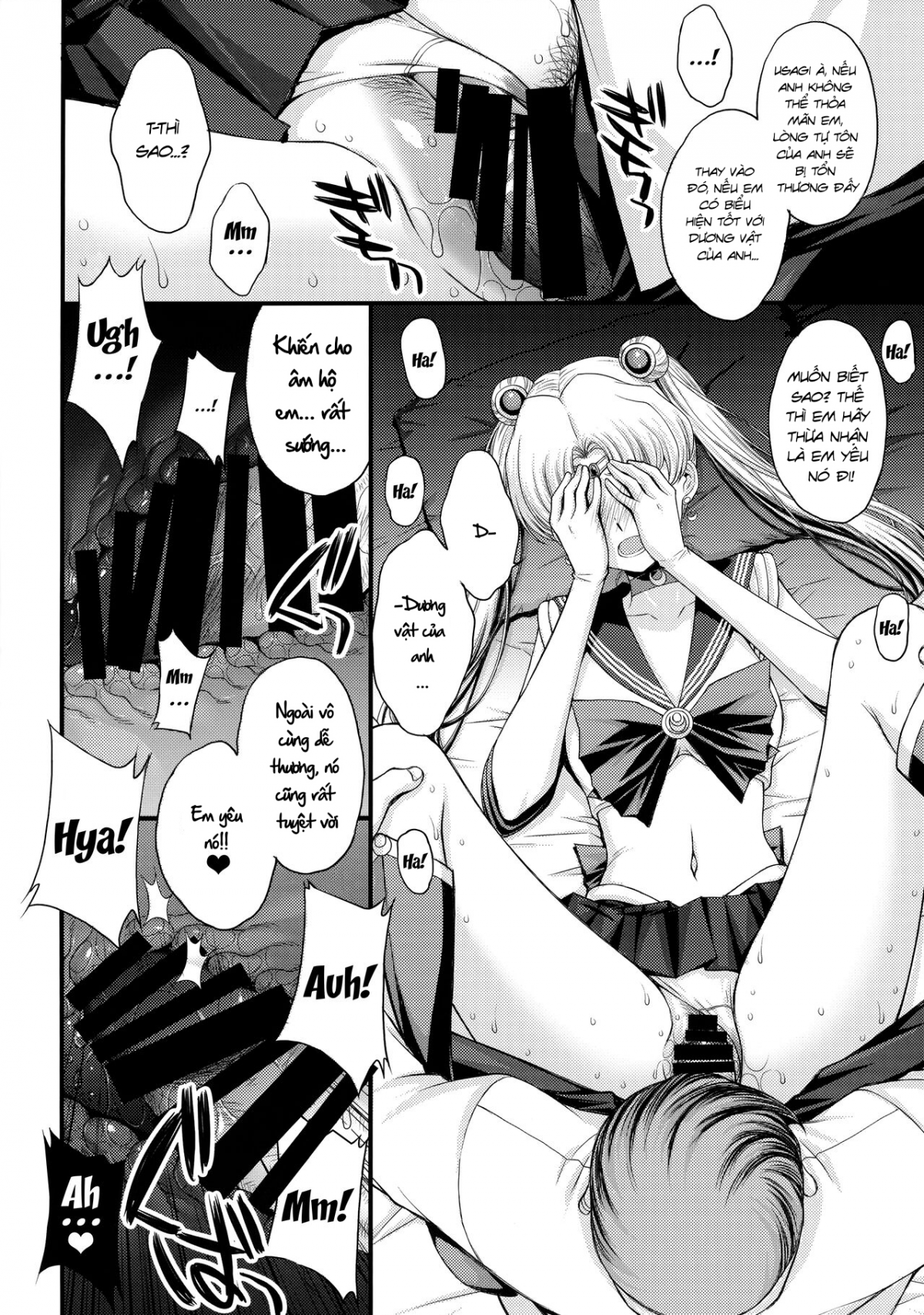 Đọc truyện hentai Usagi no Junjou! Chin Make Bishoujo Senshi! - Đạo tàn bụ âyy (●♡∀♡)