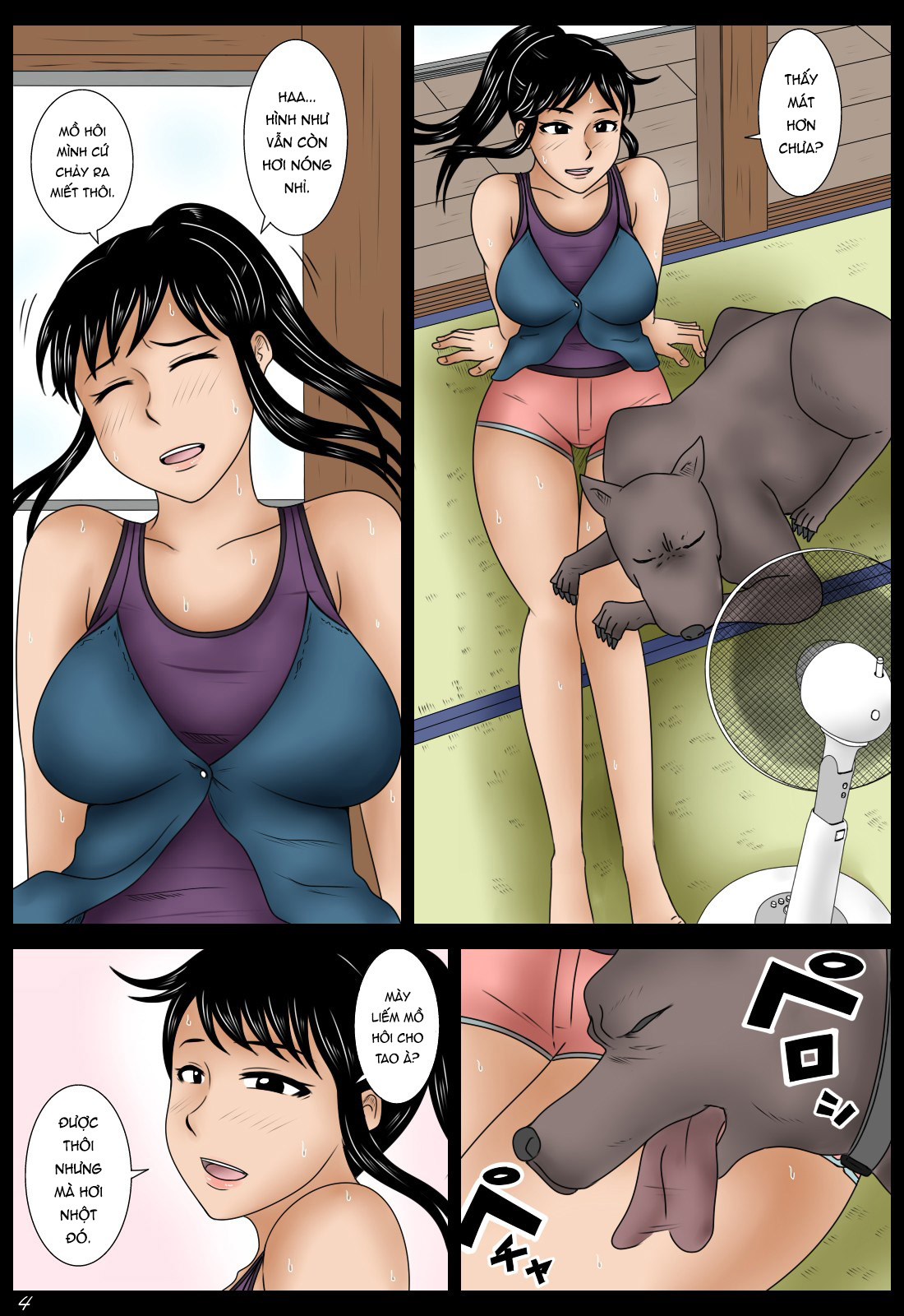 Đọc truyện hentai Mùa hè cùng chú chó. - Oneshot