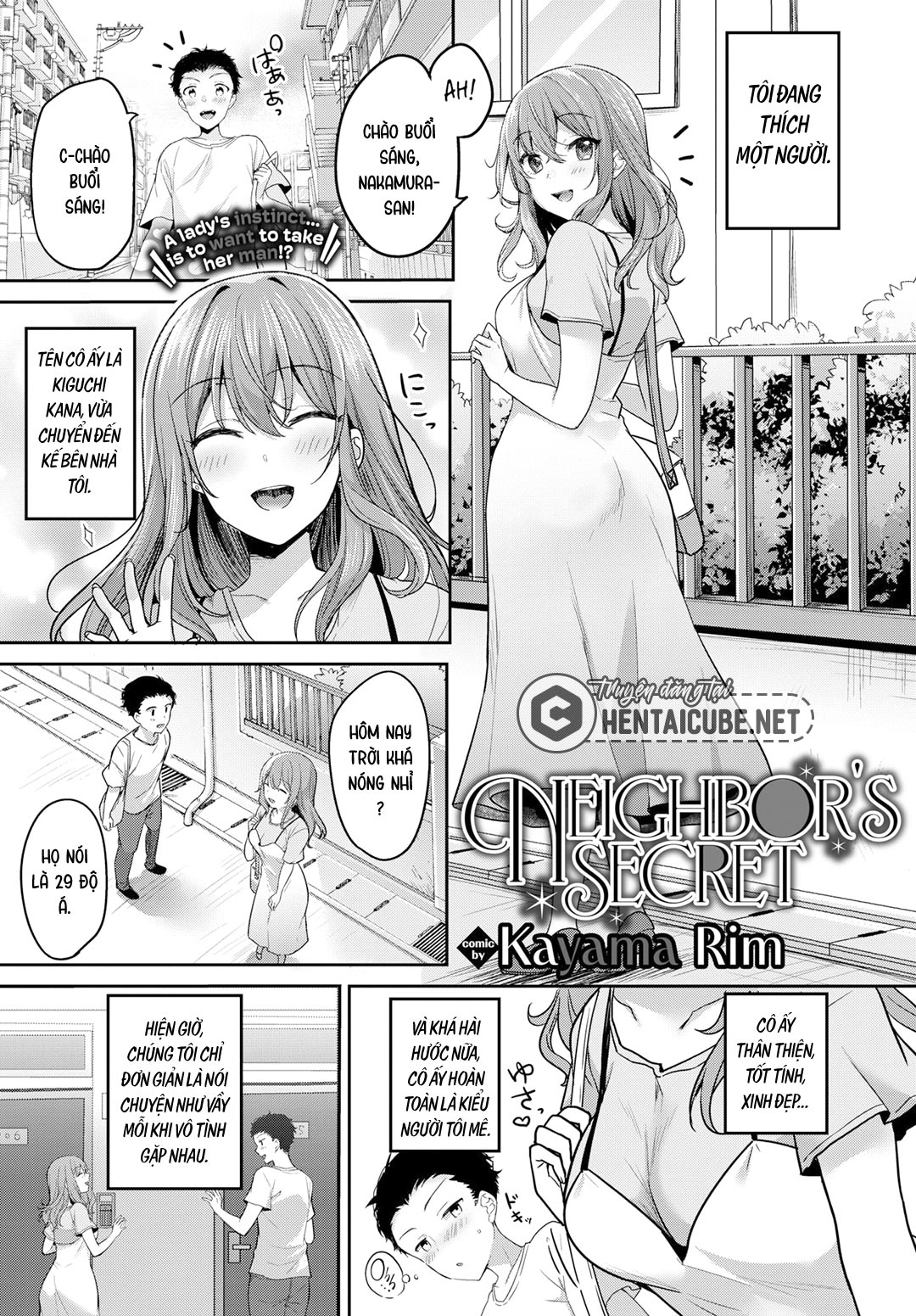 Đọc truyện hentai Bí mật của cô hàng xóm - Oneshot