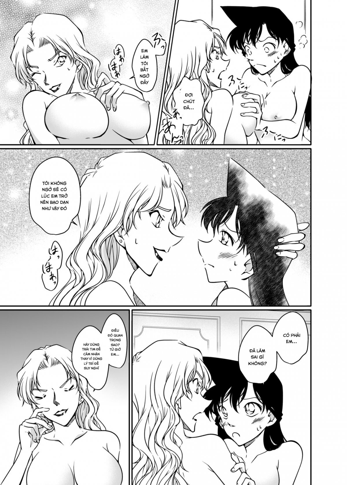 Đọc truyện hentai Kaiketsu Houhou wa Karada ni Oshiete Ageru (Detective Conan) - Oneshot