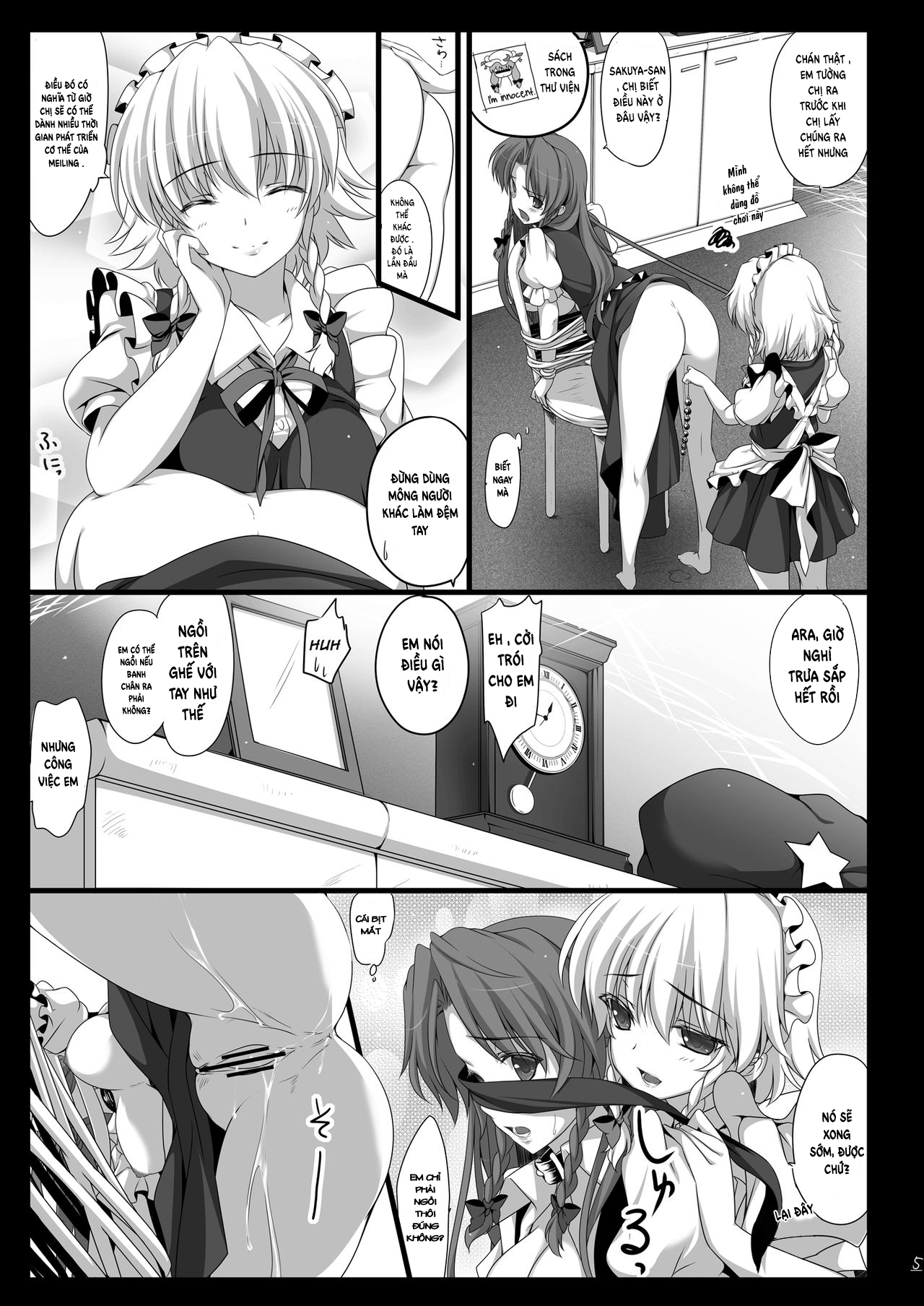 Đọc truyện hentai Meiling ga Ochite shimau Hanashi - Oneshot