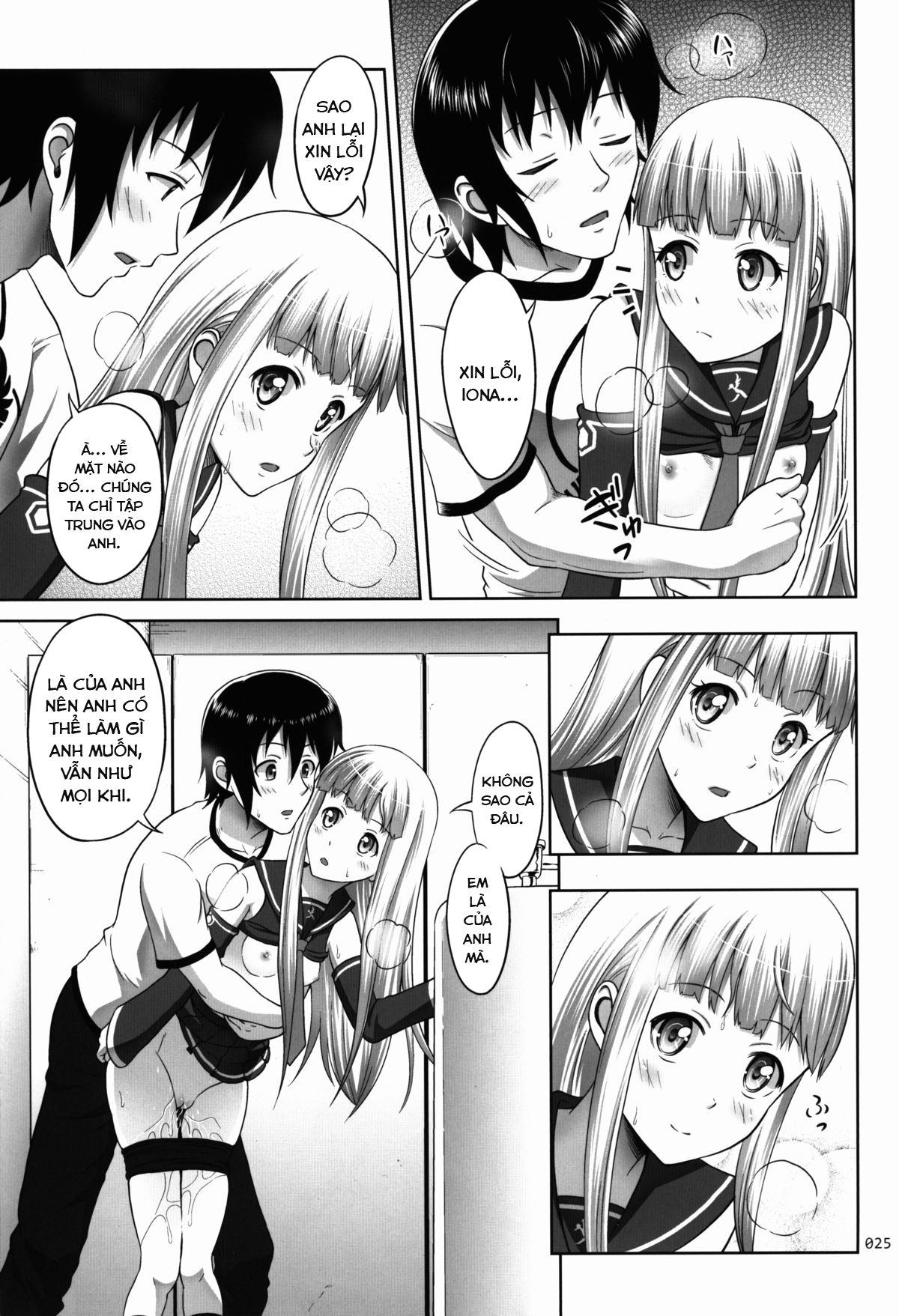 Đọc truyện hentai Hợp âm của dải thép xanh - Oneshot