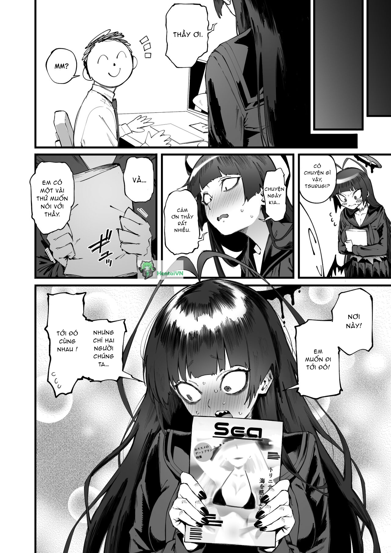 Đọc truyện hentai Tsurugi datte Seishun shitai | Even Tsurugi wants to experience youth - Oneshot