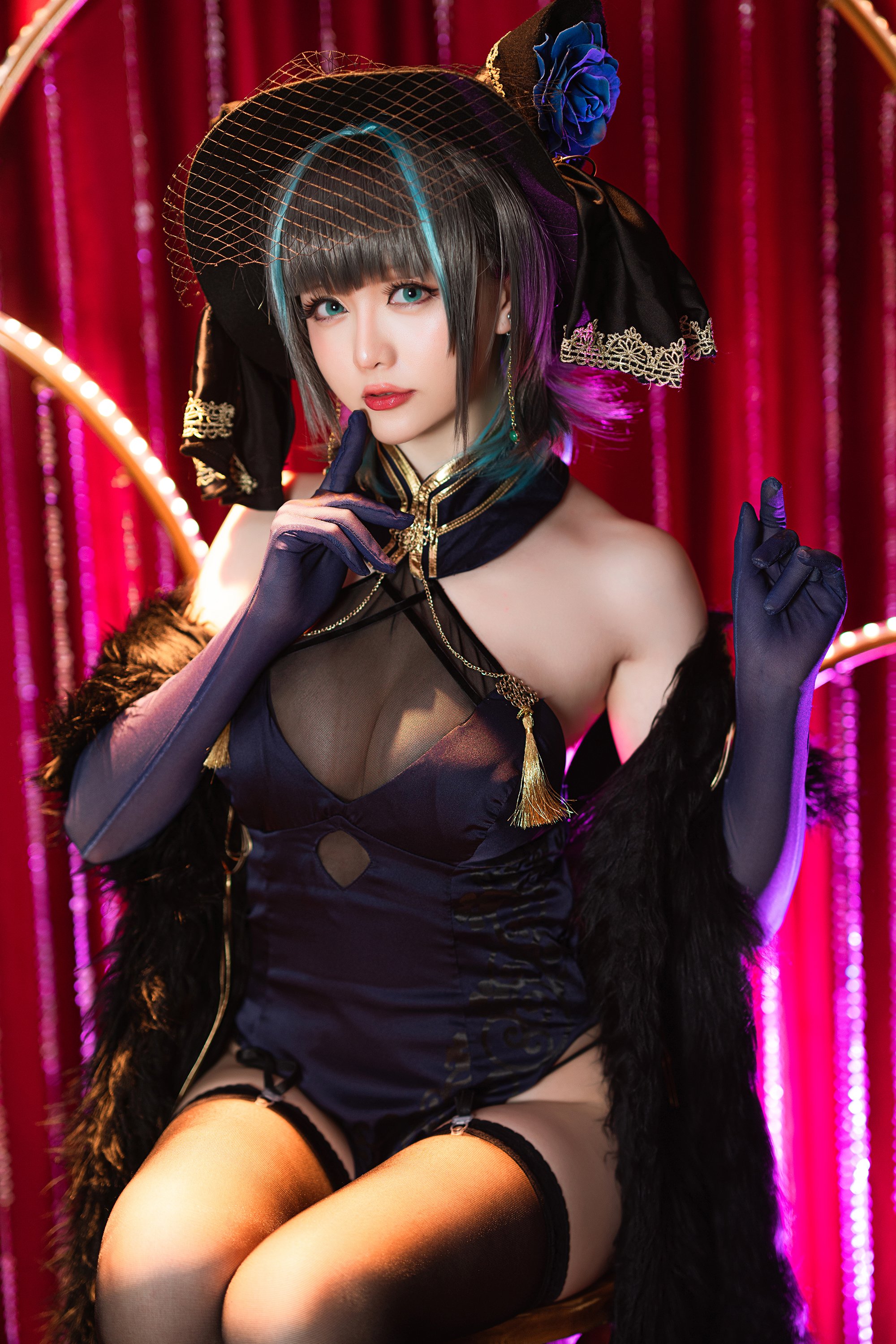 Đọc truyện hentai Tuyển tập Albums siêu phẩm Cosplay - Chap 663 - Star Chichi - Cheshire Cheongsam