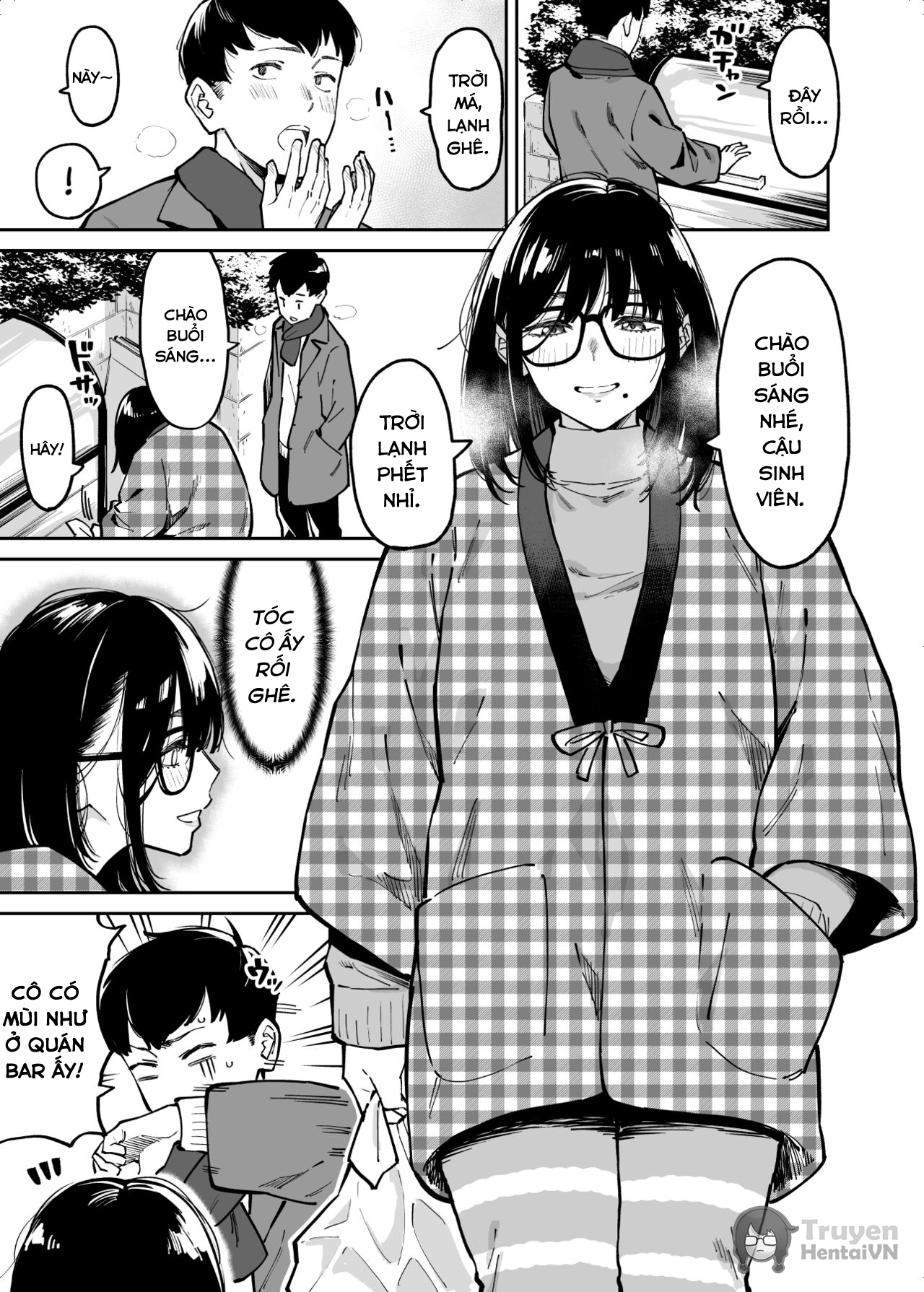 Đọc truyện hentai Comforted by the Sloppy Girl Next Door - chap 1