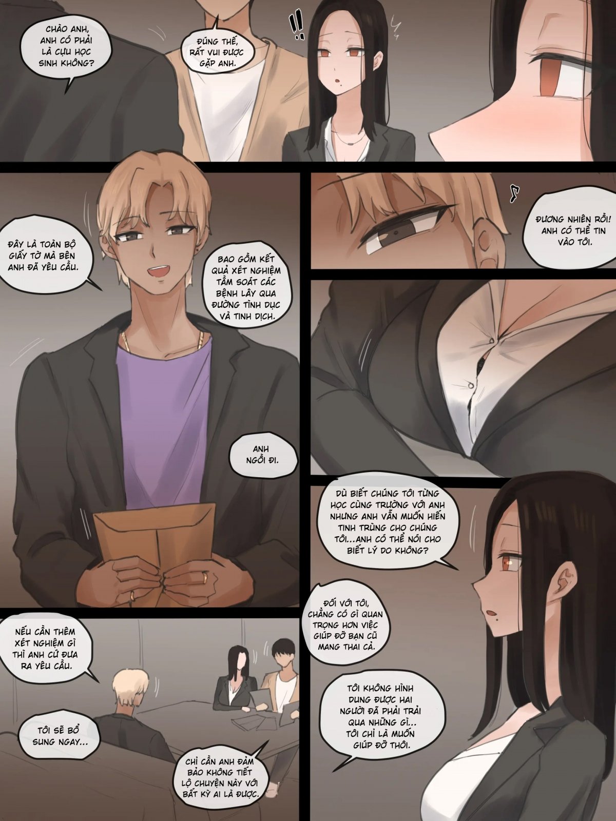 Đọc truyện hentai Nghi ngờ - Chap 1