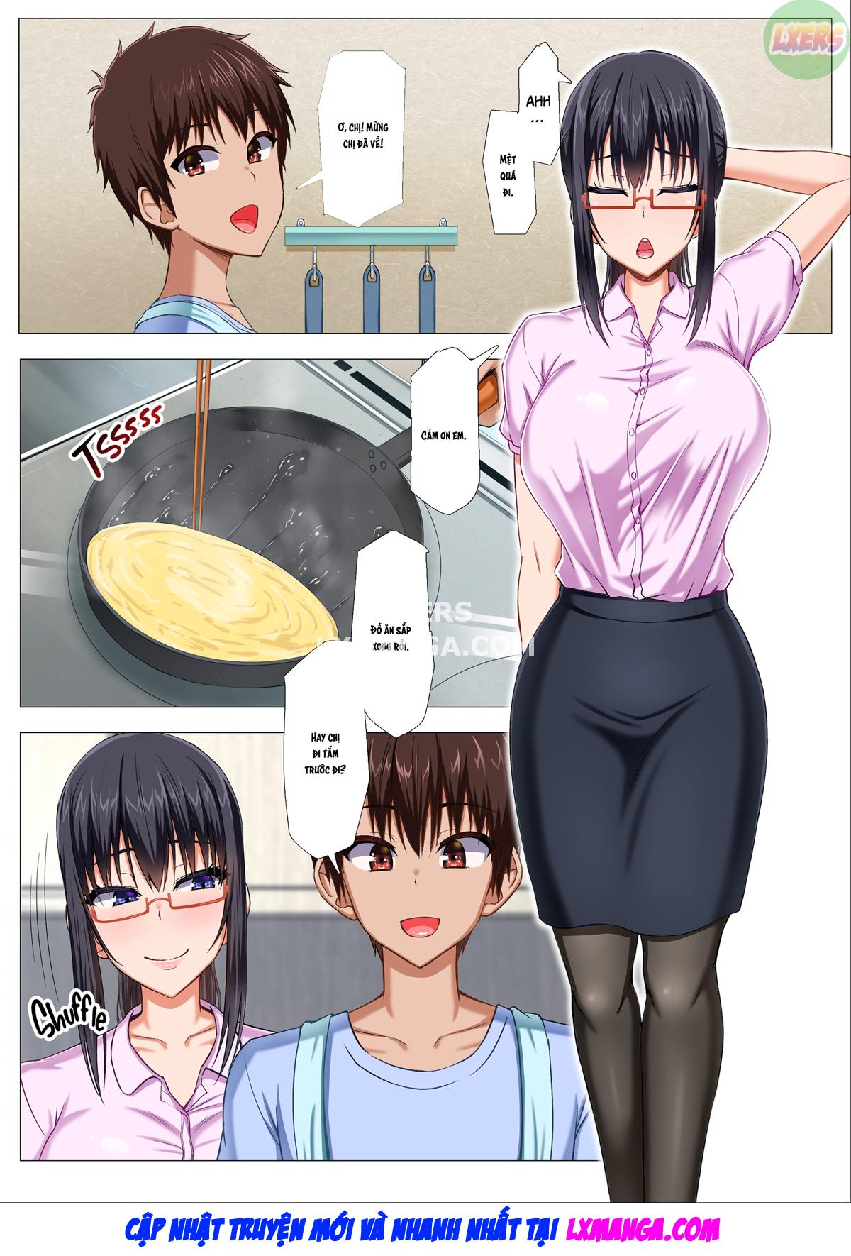 Đọc truyện hentai Cậu học sinh may mắn và cô gia sư xinh đẹp - Oneshot