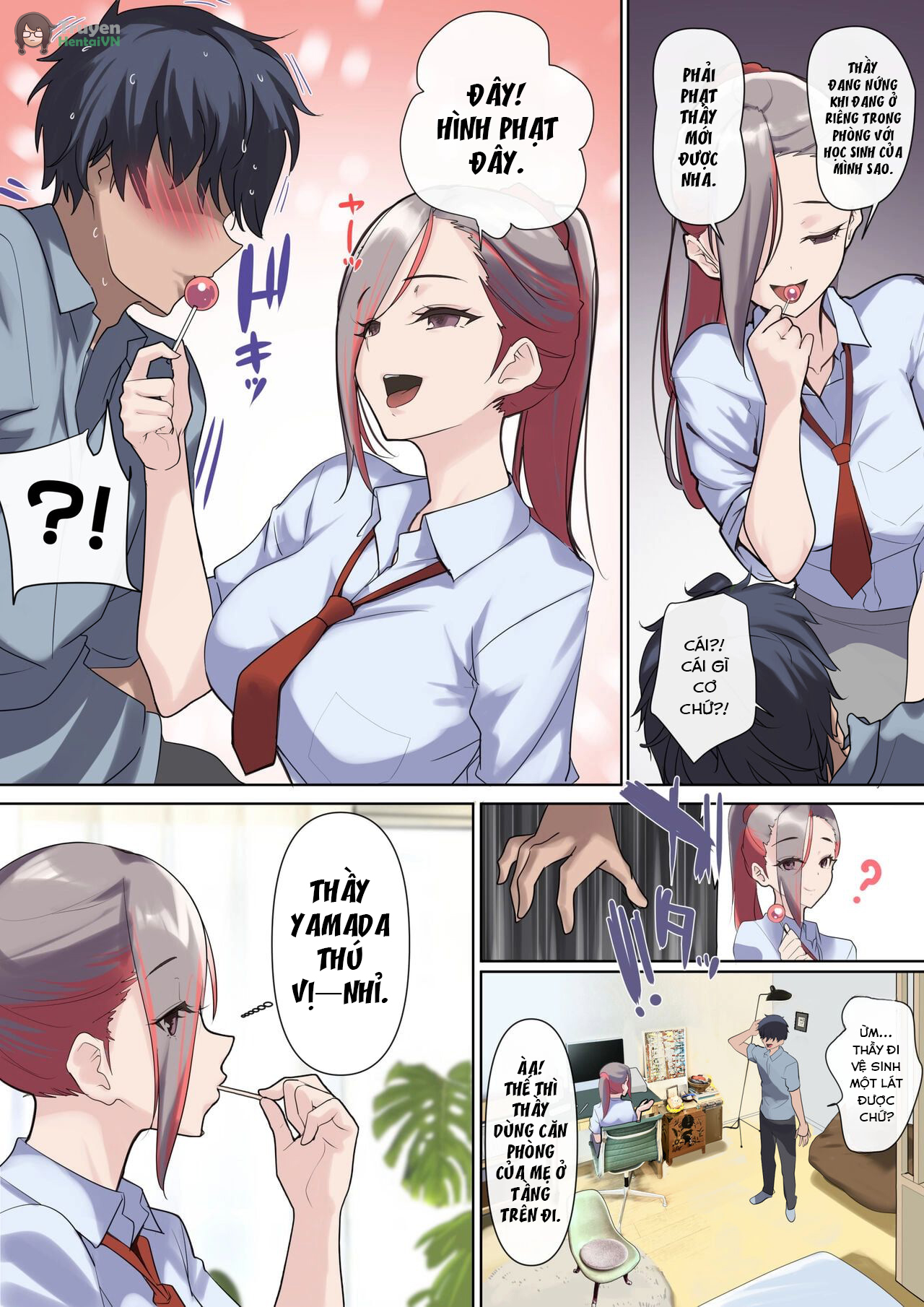 Đọc truyện hentai Nữ doanh nhân dâm đãng và cô giáo trinh nữ - oneshot