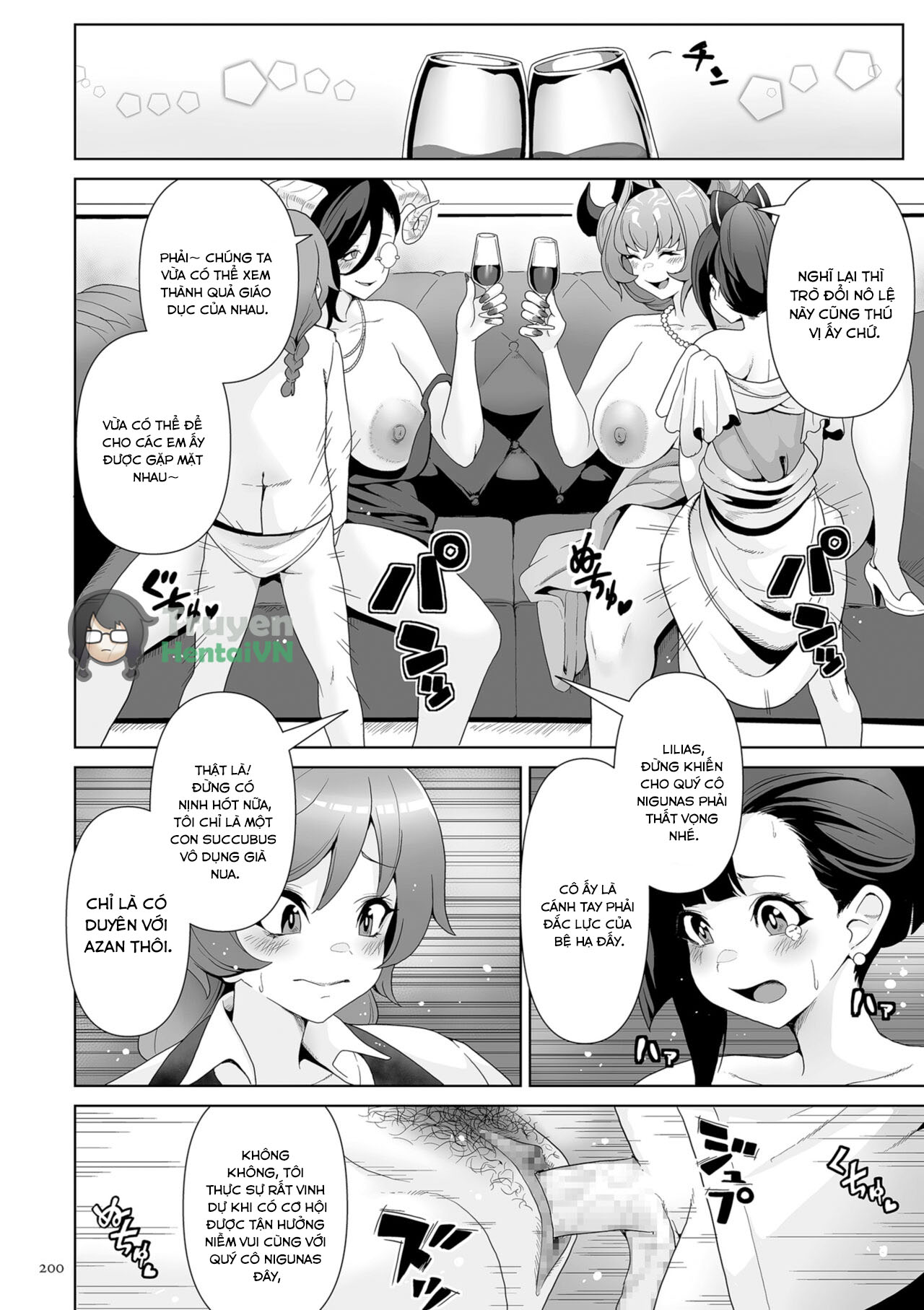 Đọc truyện hentai Vương quốc Succubus thèm bú - Chap 8