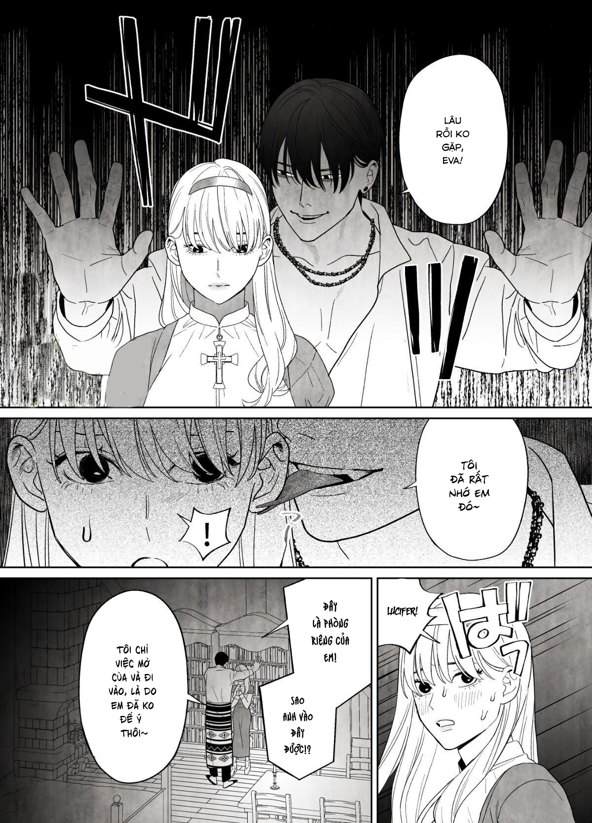 Đọc truyện hentai Nữ tu phạm luật làng với con rắn - Oneshot