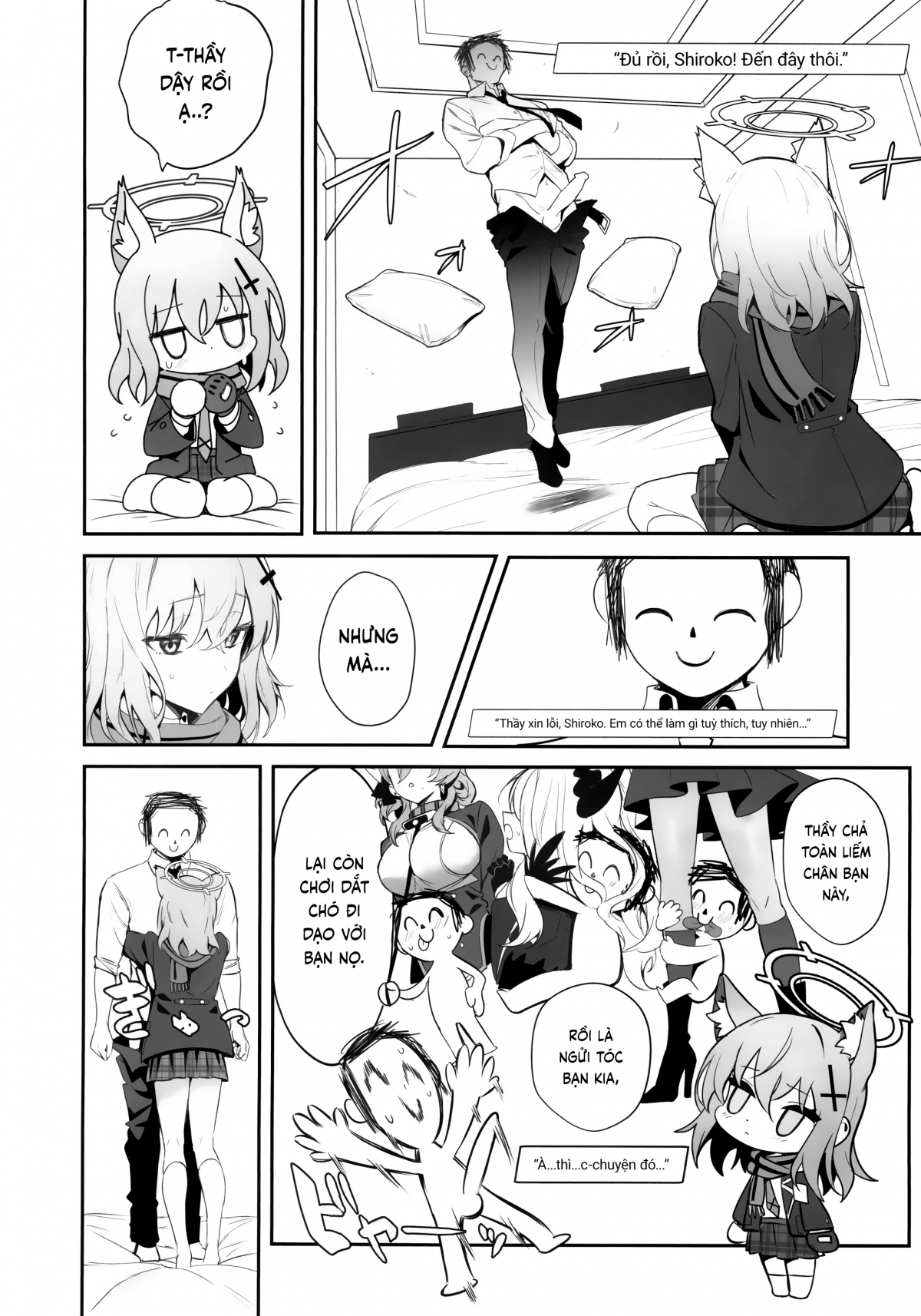 Đọc truyện hentai Bị Shiroko siuuuu hứng tình ép vào khách sạn tình yêu - Oneshot