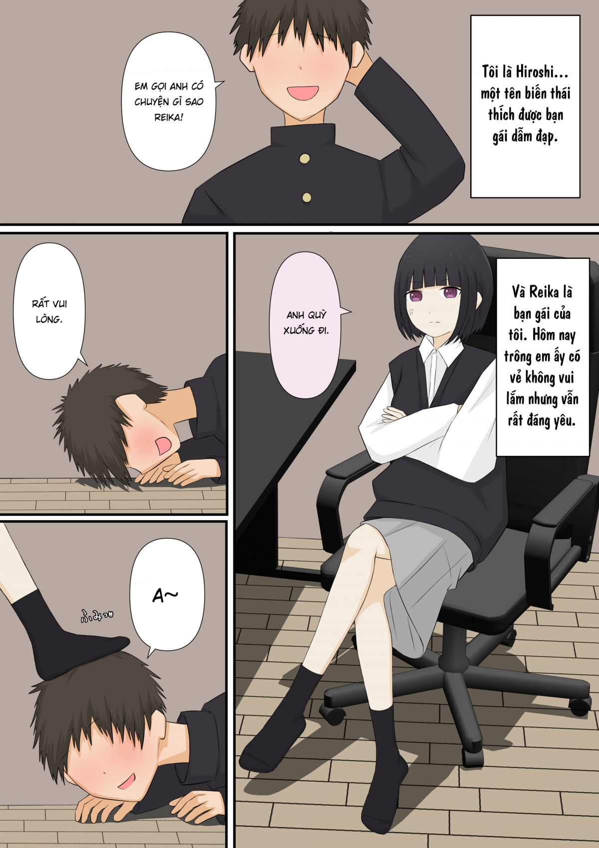 Đọc truyện hentai Ashizeme Kanojo _1 - Oneshot