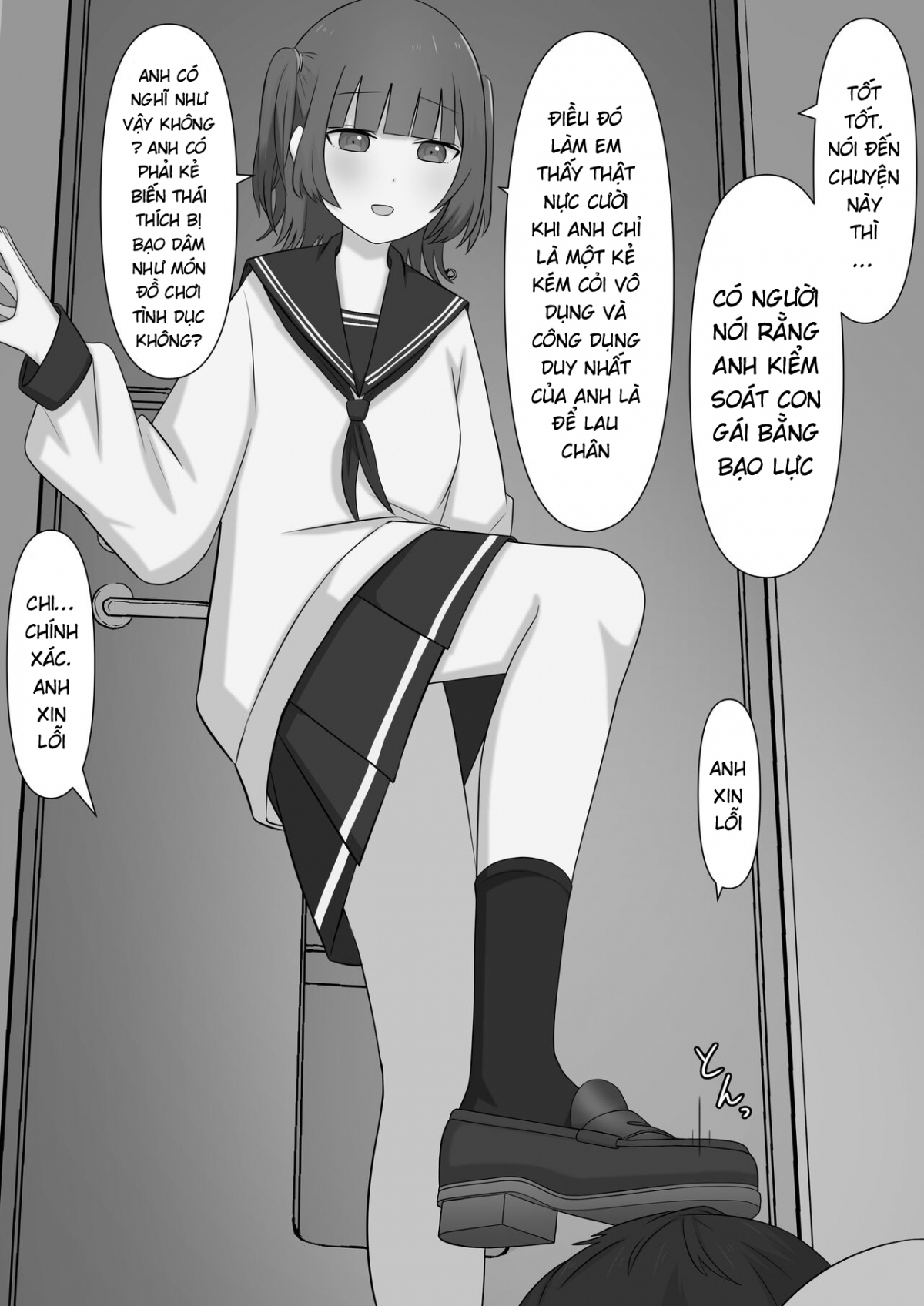 Đọc truyện hentai Bouryoku Otoko ga Dorei ni Ochiru made - Oneshot