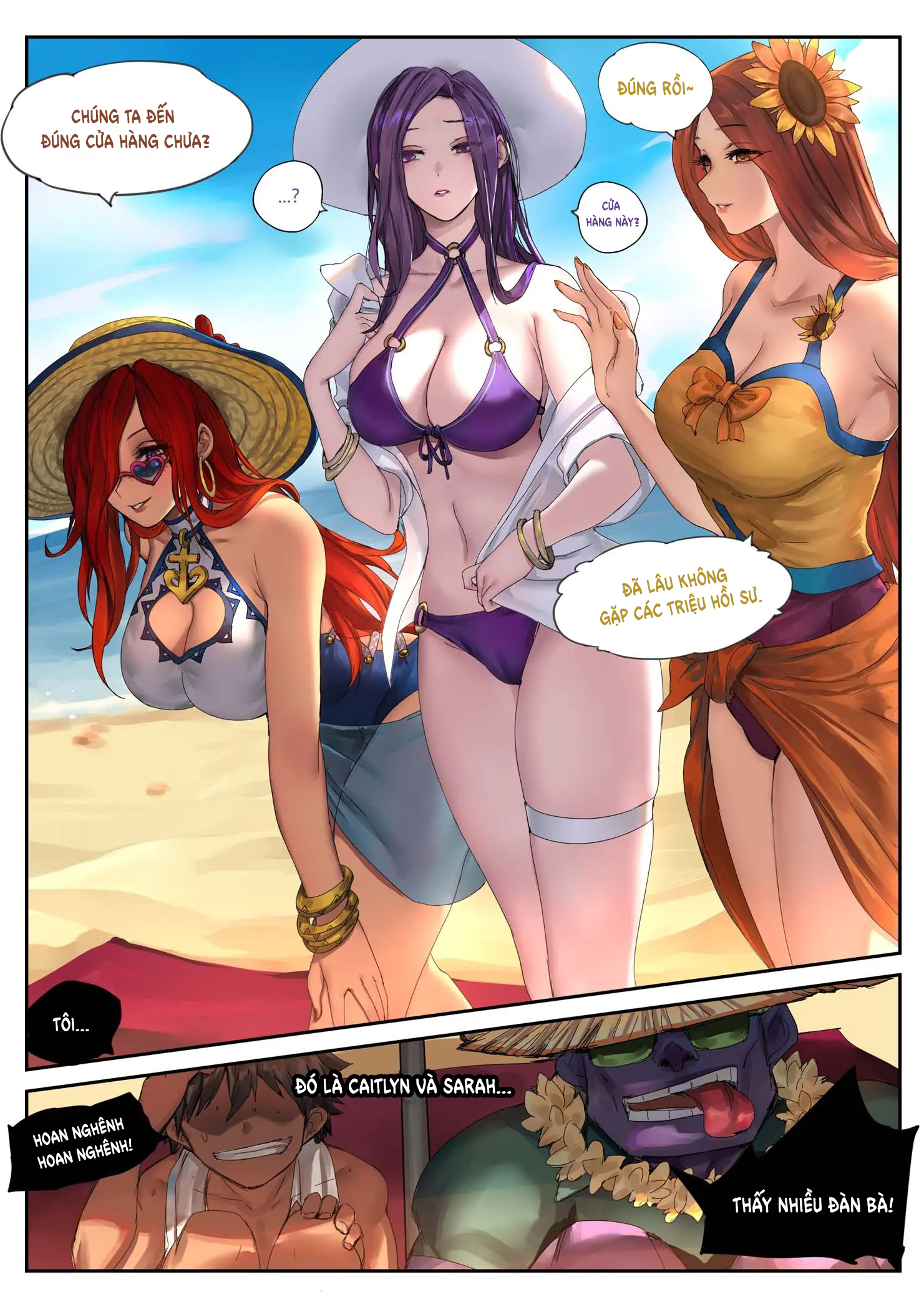 Đọc truyện hentai Tiệc Bể Bơi Mùa hè trong triệu hồi - Oneshot