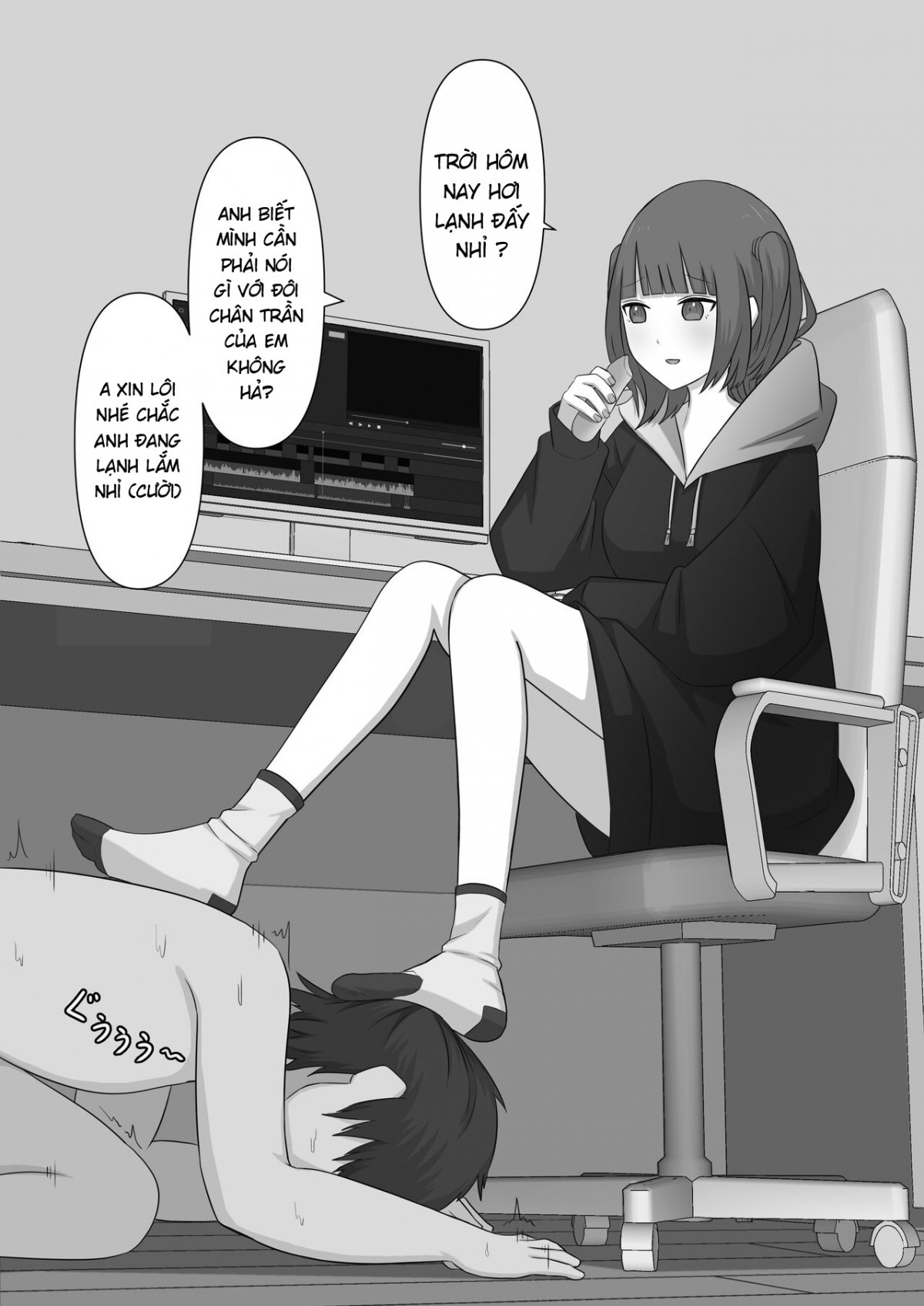 Đọc truyện hentai Bouryoku Otoko ga Dorei ni Ochiru made - Oneshot
