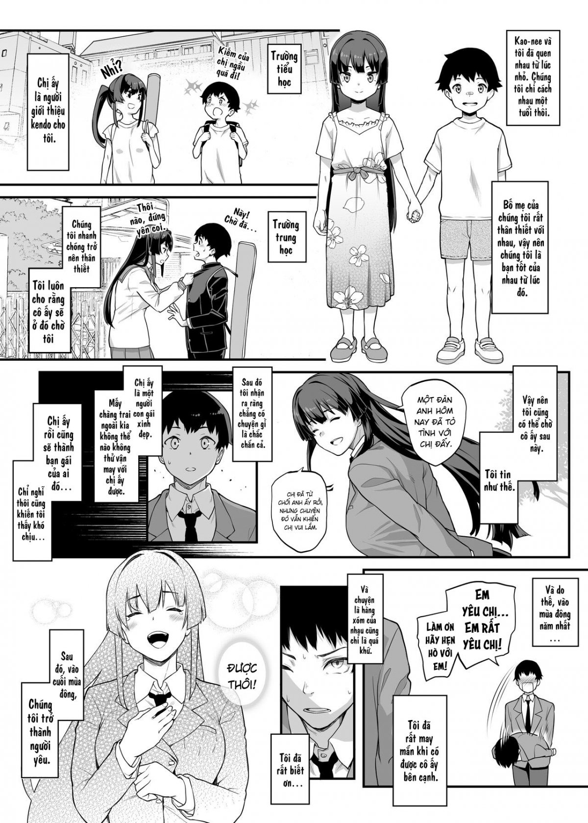 Đọc truyện hentai Kendoubu Shushou de Osananajimi no Bijin de Tsuyoi Boku no Kanojo ga, Charao ni Assari Otosareru Wake ga Nai - Oneshot
