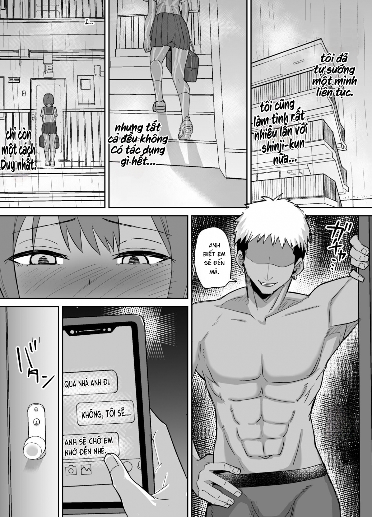 Đọc truyện hentai Inaka de wa Kawaii Kanojo wo Furyou no Senpai ni Netorare - Oneshot