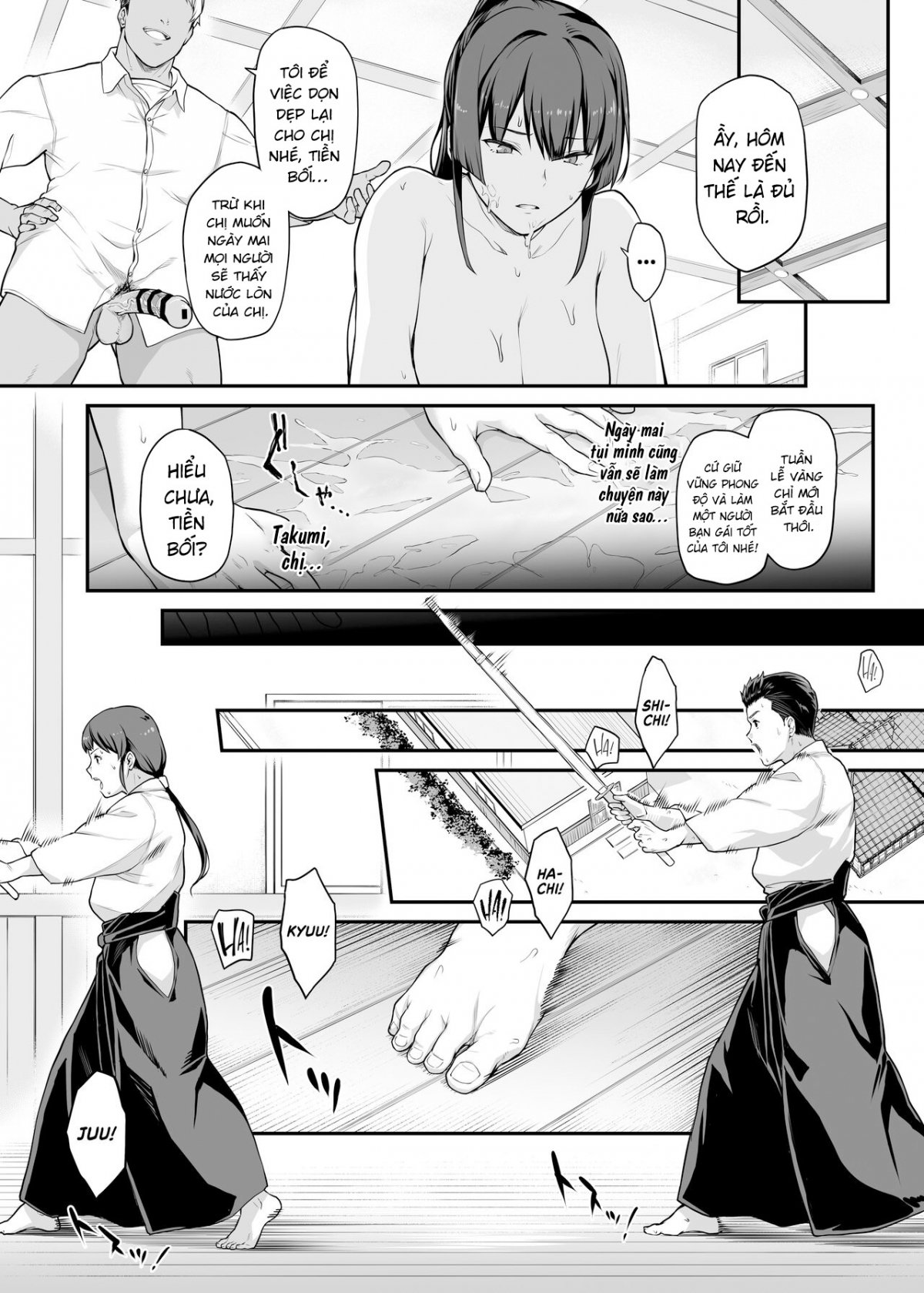 Đọc truyện hentai Kendoubu Shushou de Osananajimi no Bijin de Tsuyoi Boku no Kanojo ga, Charao ni Assari Otosareru Wake ga Nai - Oneshot