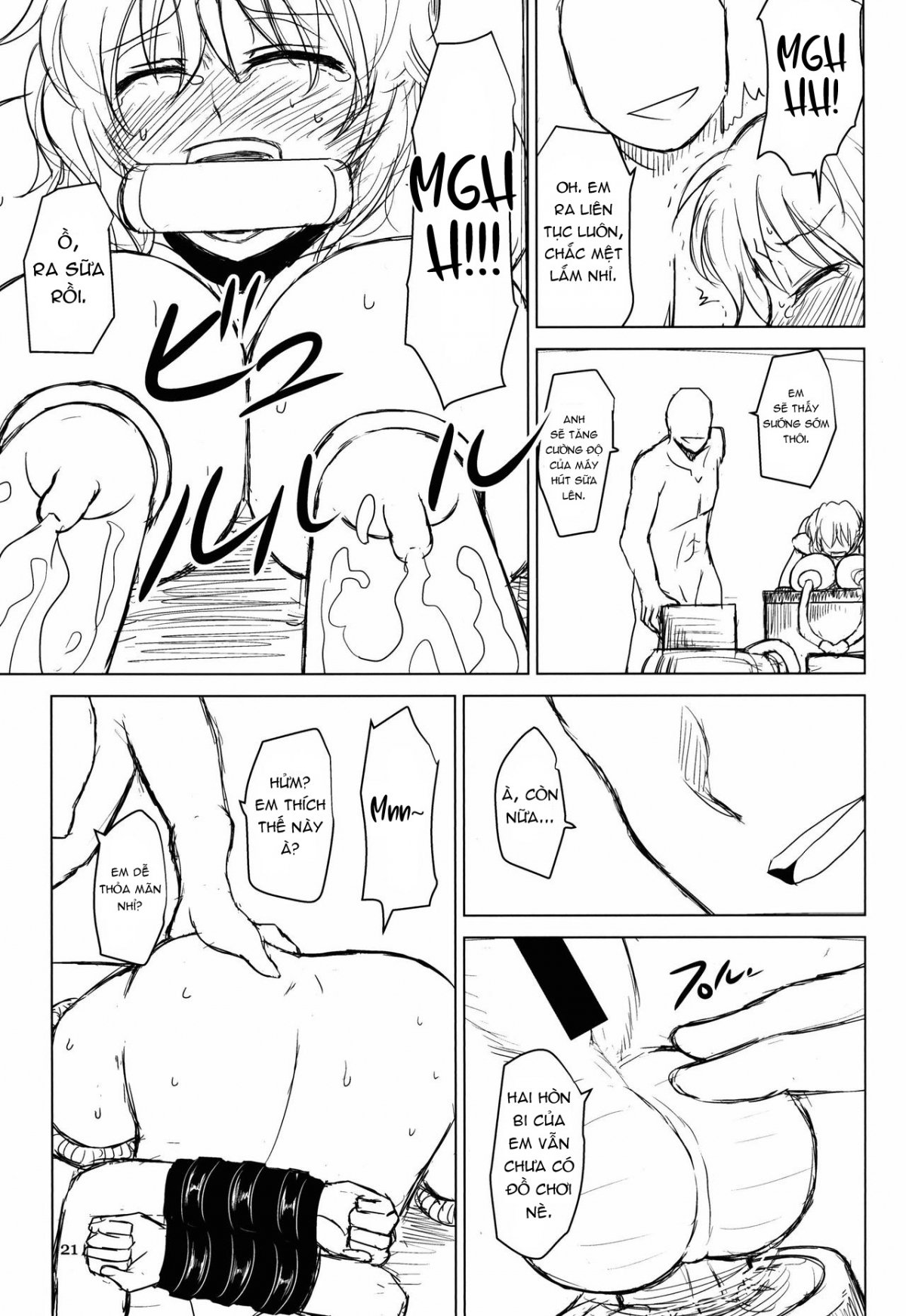 Đọc truyện hentai Innyuu Futanari Bourei Shoujo Zoku Oneshot