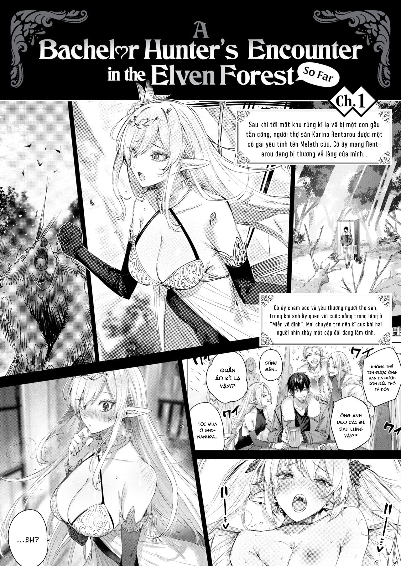 Đọc truyện hentai Anh chàng thợ săn và cô yêu tinh may mắn - extra