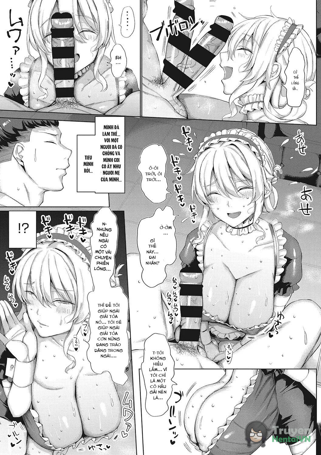 Đọc truyện hentai Ore Senzoku Micchaku Koubi Maid - Oneshot