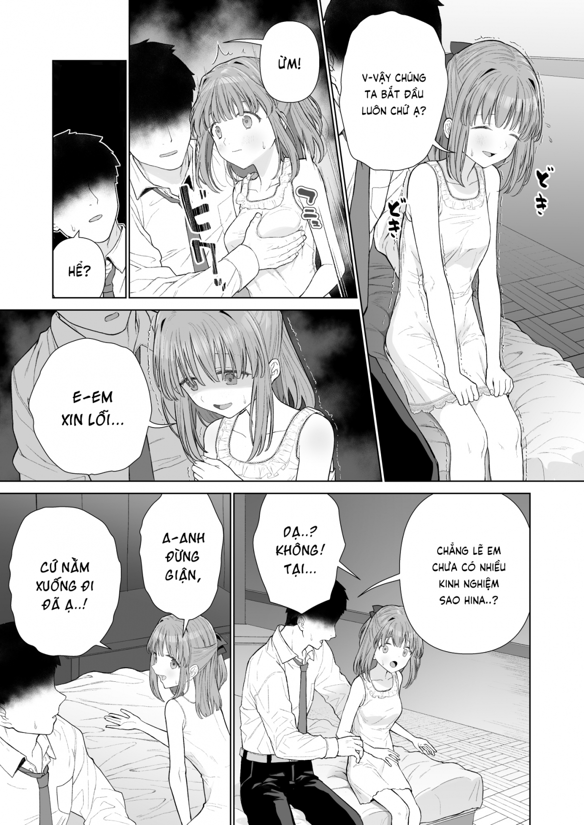 Đọc truyện hentai Sưởi ấm em, trước khi em vụn vỡ - Oneshot