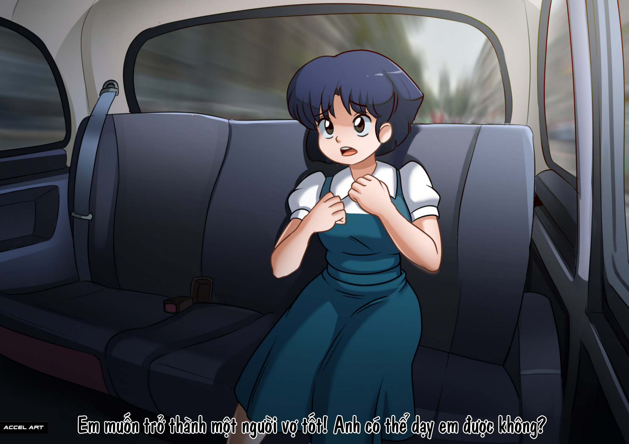Đọc truyện hentai Waifu Taxi - Chap 1: Akane Tendo