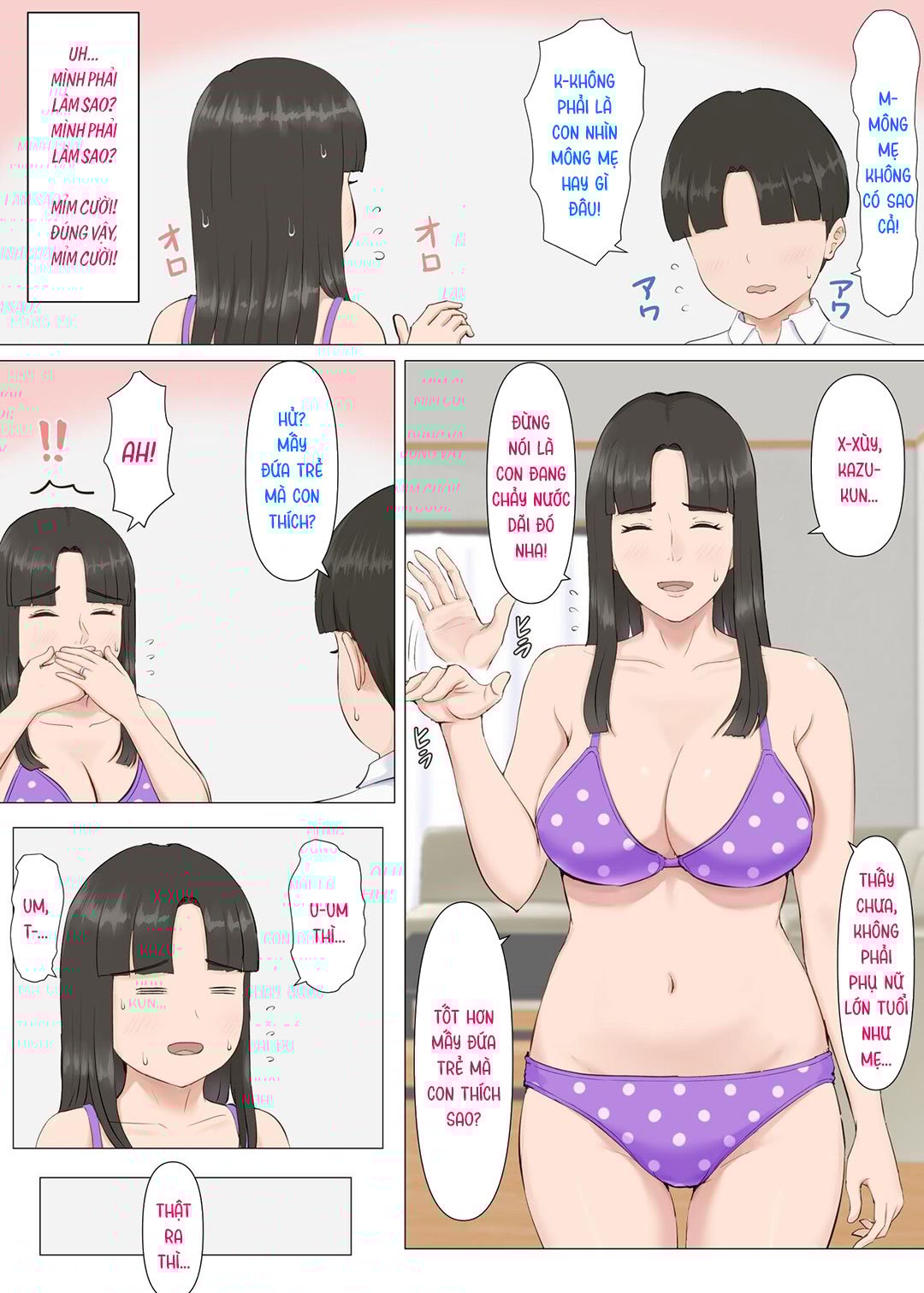 Đọc truyện hentai Kazu-kun và mẹ - Oneshot