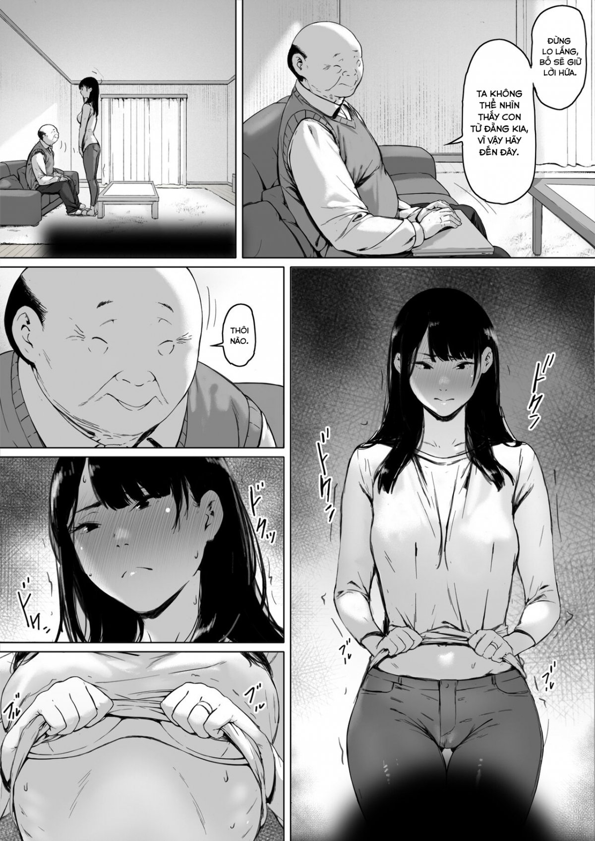 Đọc truyện hentai Ánh nhìn của bố chồng - Phần 1 - Chap 1