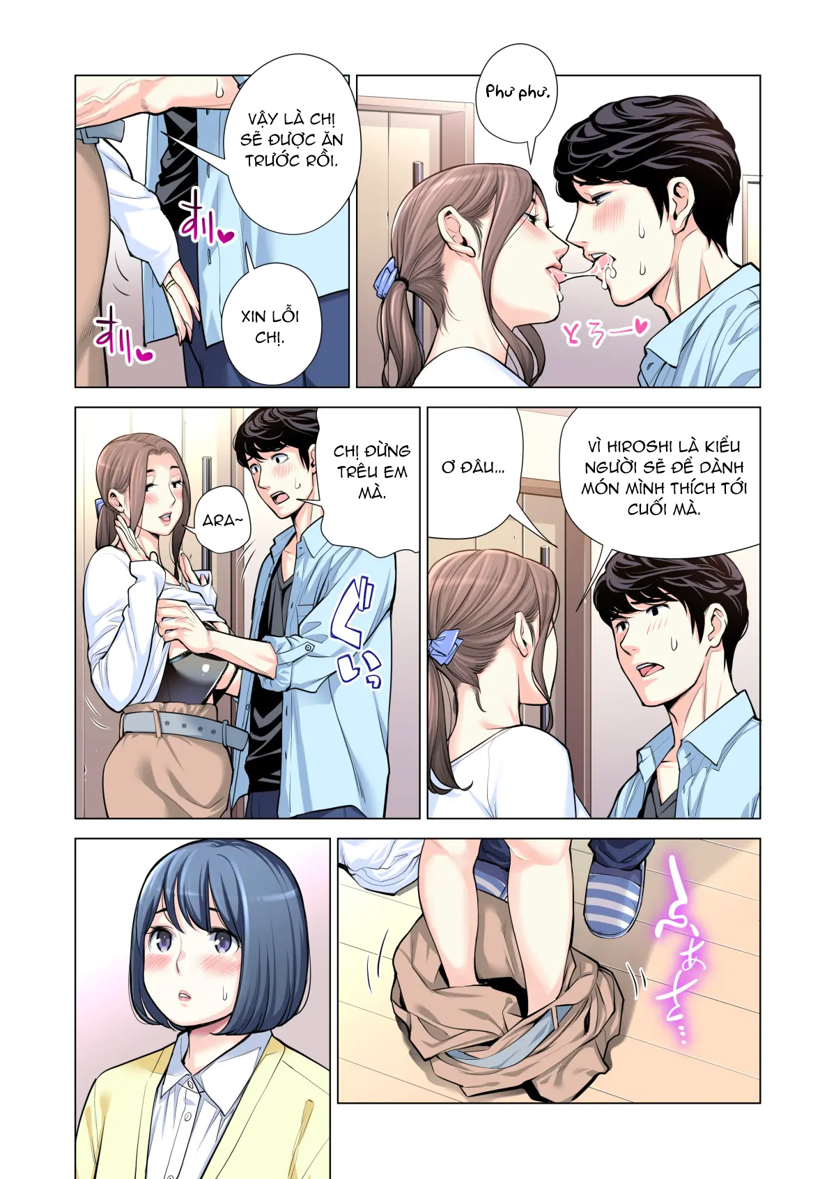 Đọc truyện hentai Bà chị có chồng ở tổ dân phố rất gợi tình 3: Bữa ăn của người có chồng - Oneshot