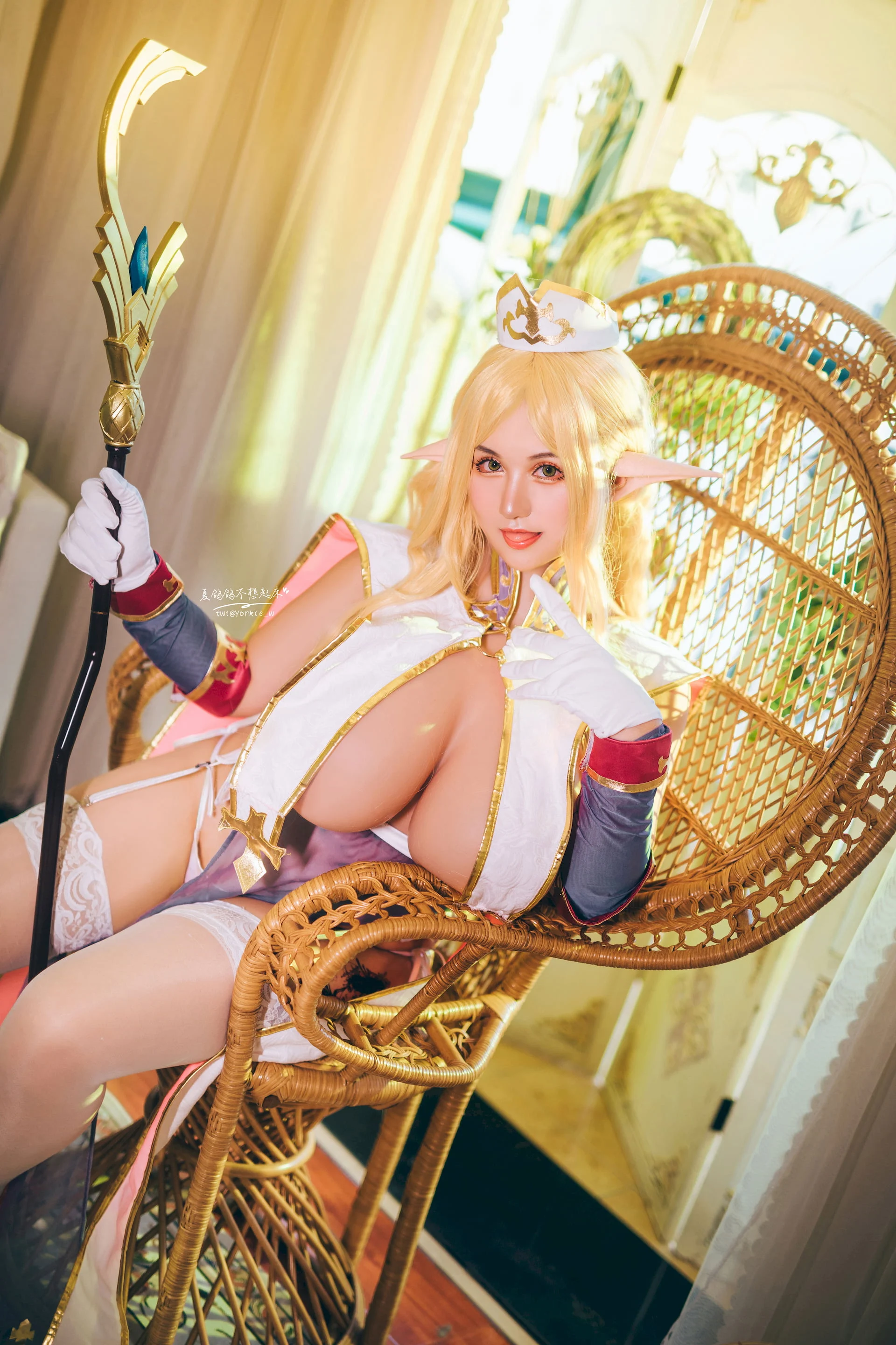 Đọc truyện hentai Tuyển tập Albums siêu phẩm Cosplay - Chap 713 - Summer Pigeon - Priscilla in Elf Village