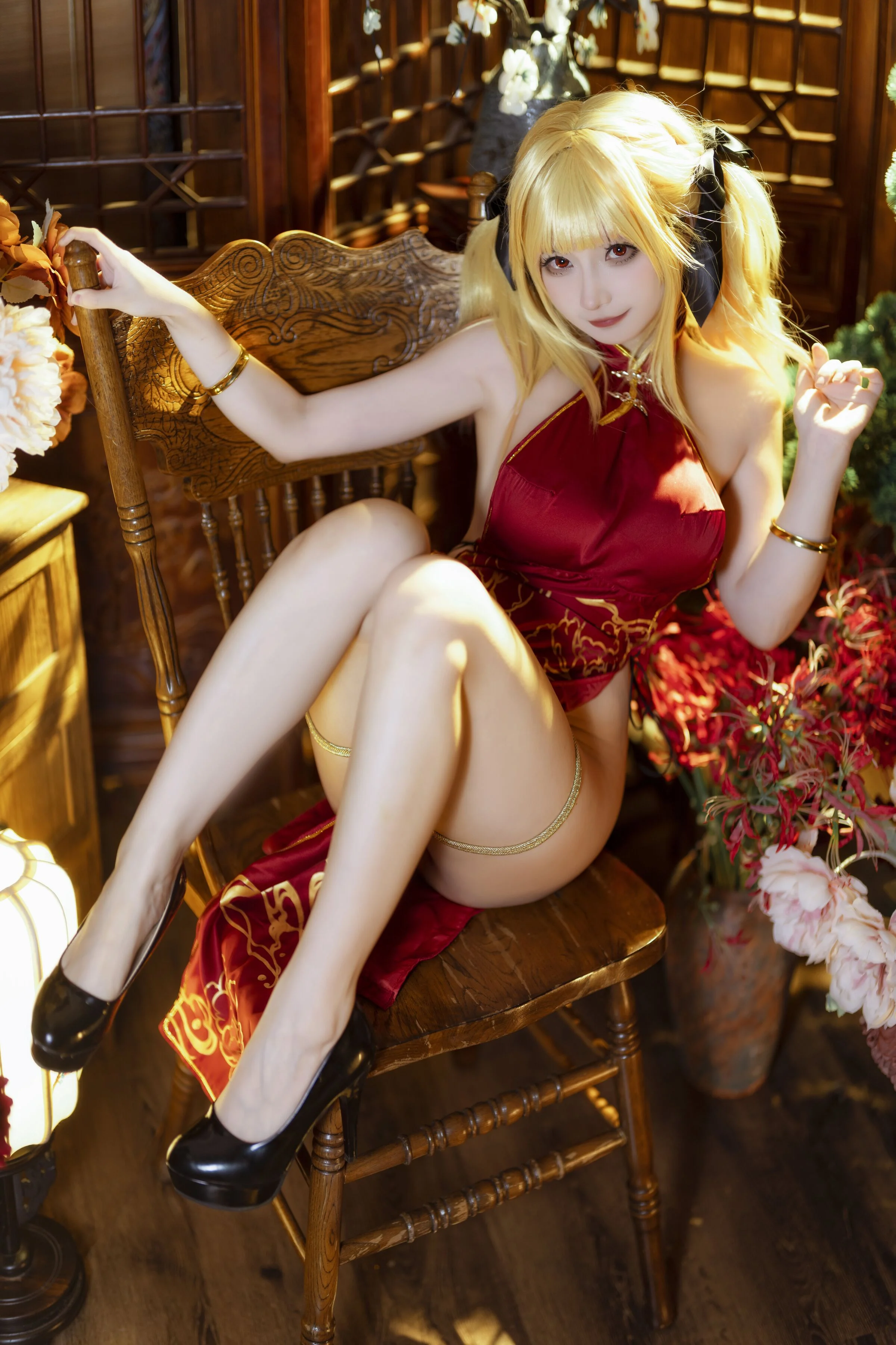 Đọc truyện hentai Tuyển tập Albums siêu phẩm Cosplay - Chap 325 - Meng Ji Lian Feng Nian Stella Cheongsam