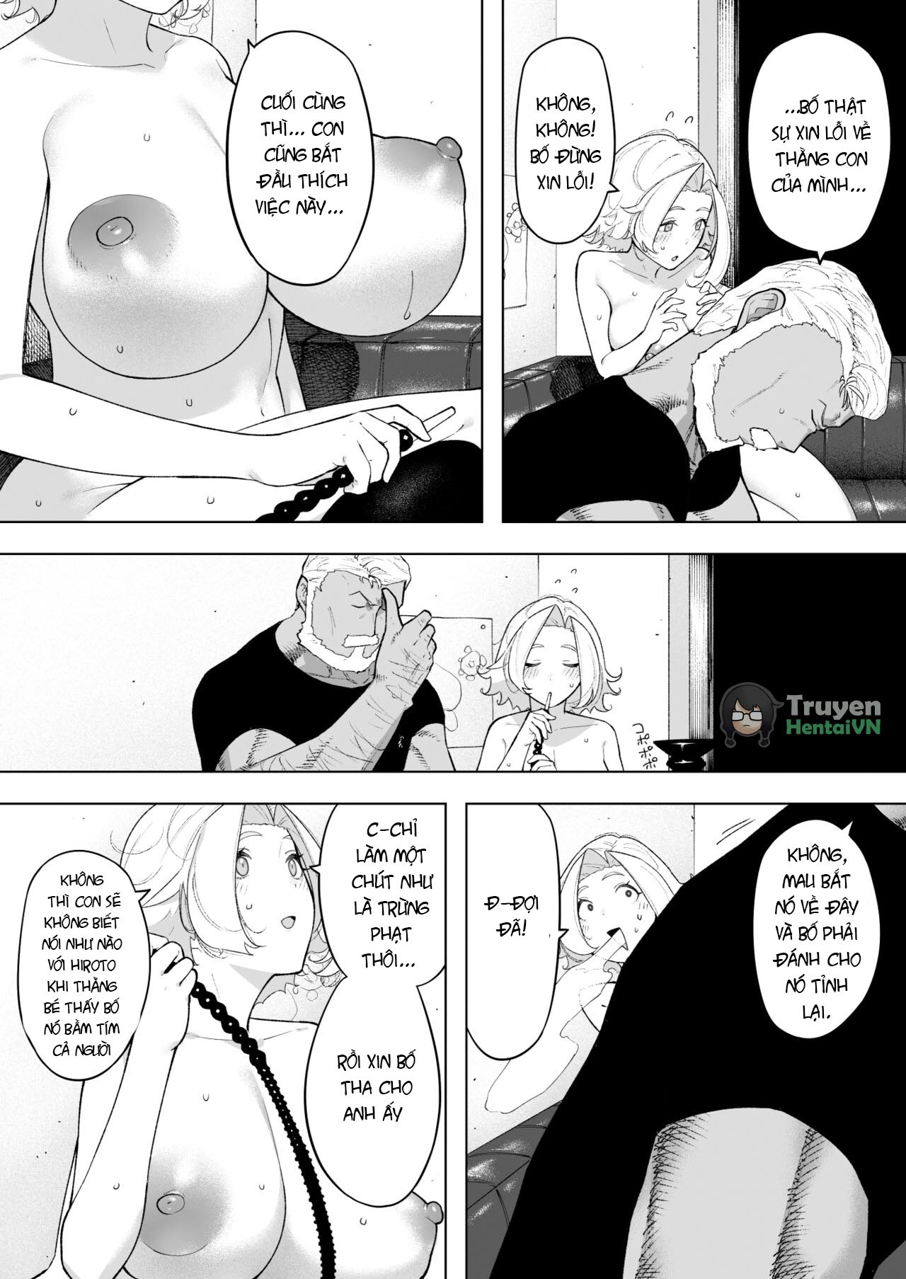 Đọc truyện hentai Bố chồng cùng con cụp ngon nghẻ - oneshot