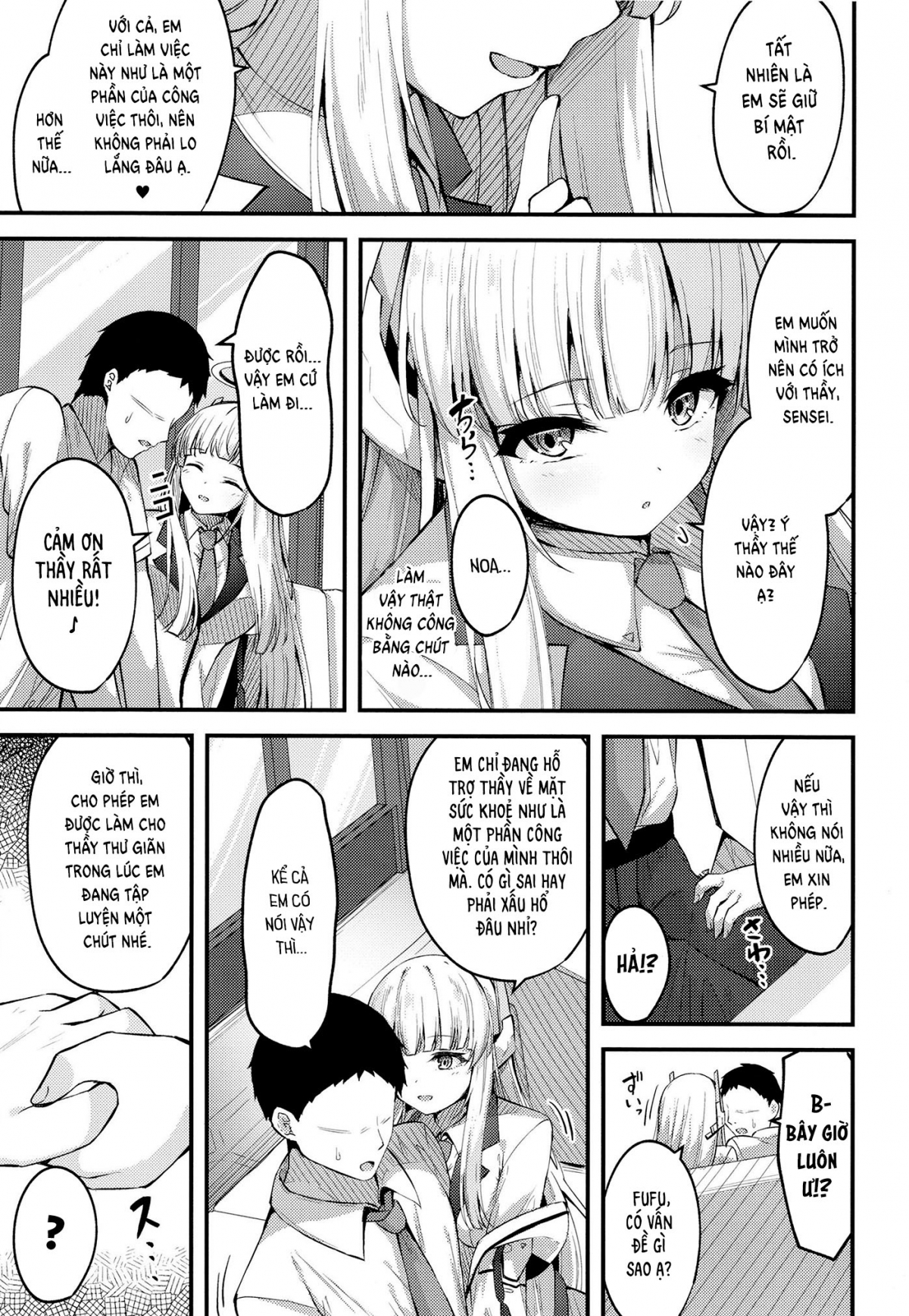 Đọc truyện hentai Seishori NOR Asobi - Ryoute ni Sensei to Yuuka-chan - Oneshot nứng