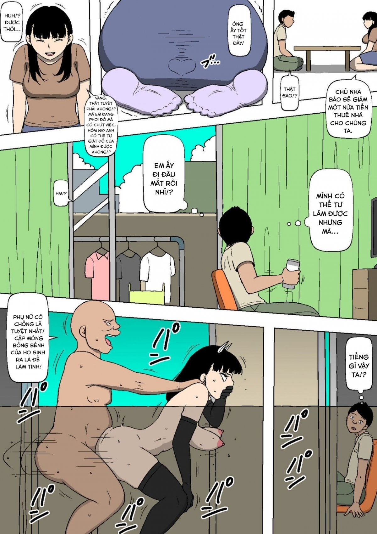 Đọc truyện hentai Người vợ trở thành tài sản của địa chủ - Oneshot
