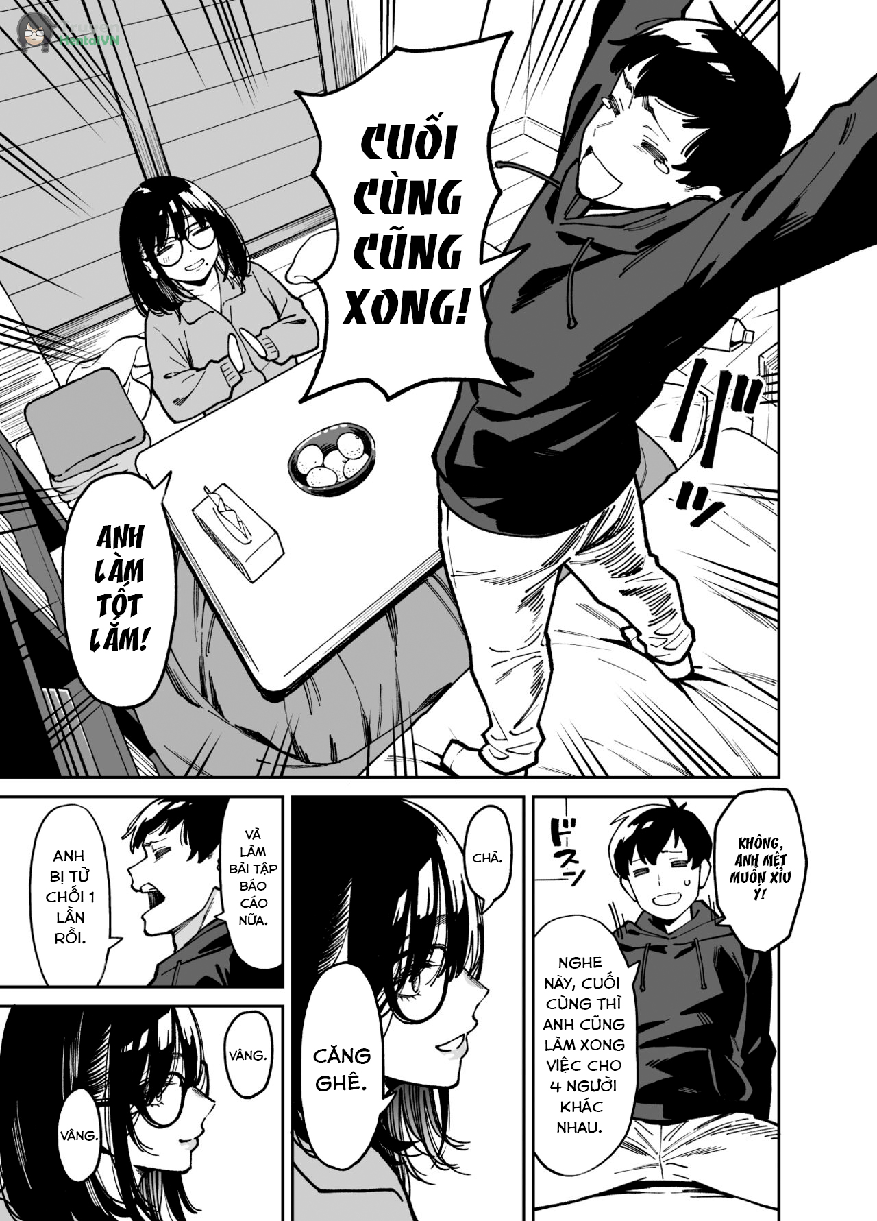 Đọc truyện hentai Comforted by the Sloppy Girl Next Door - chap 2