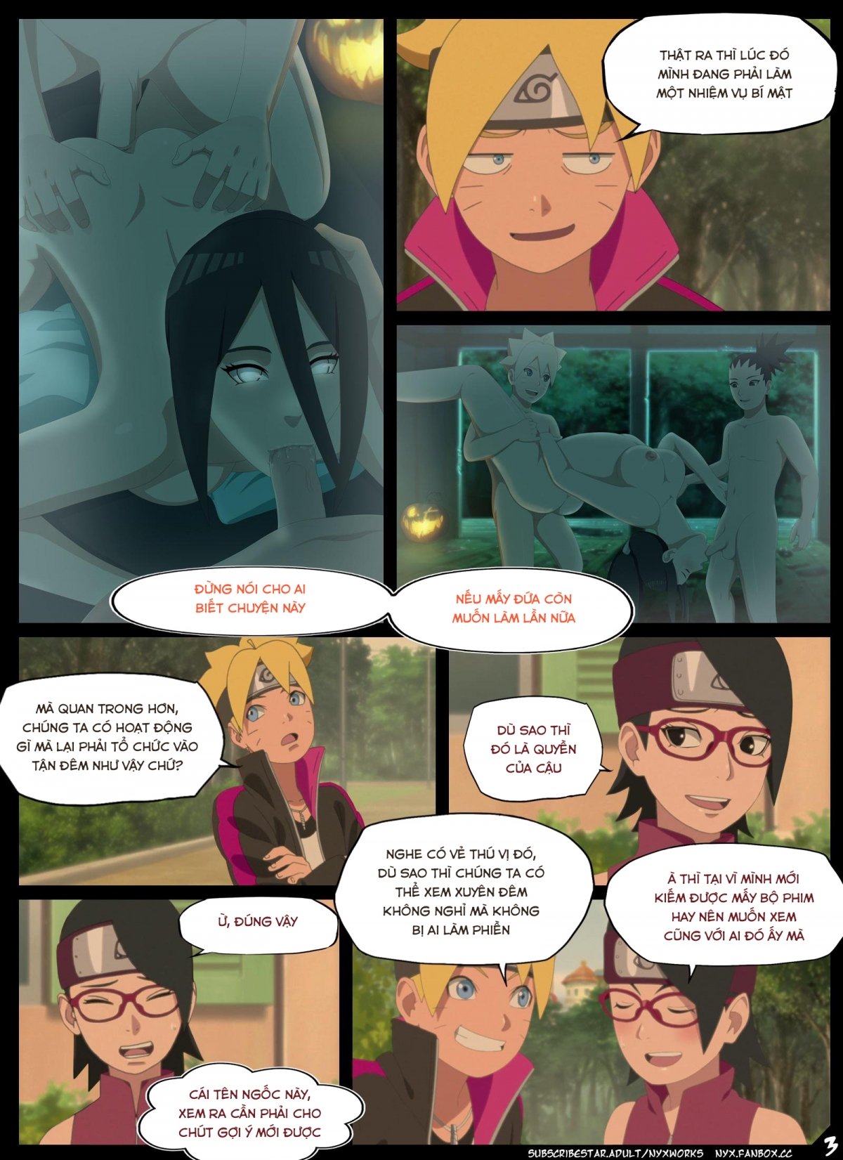 Đọc truyện hentai Đêm của succubus mắt đỏ (Naruto) - Oneshot