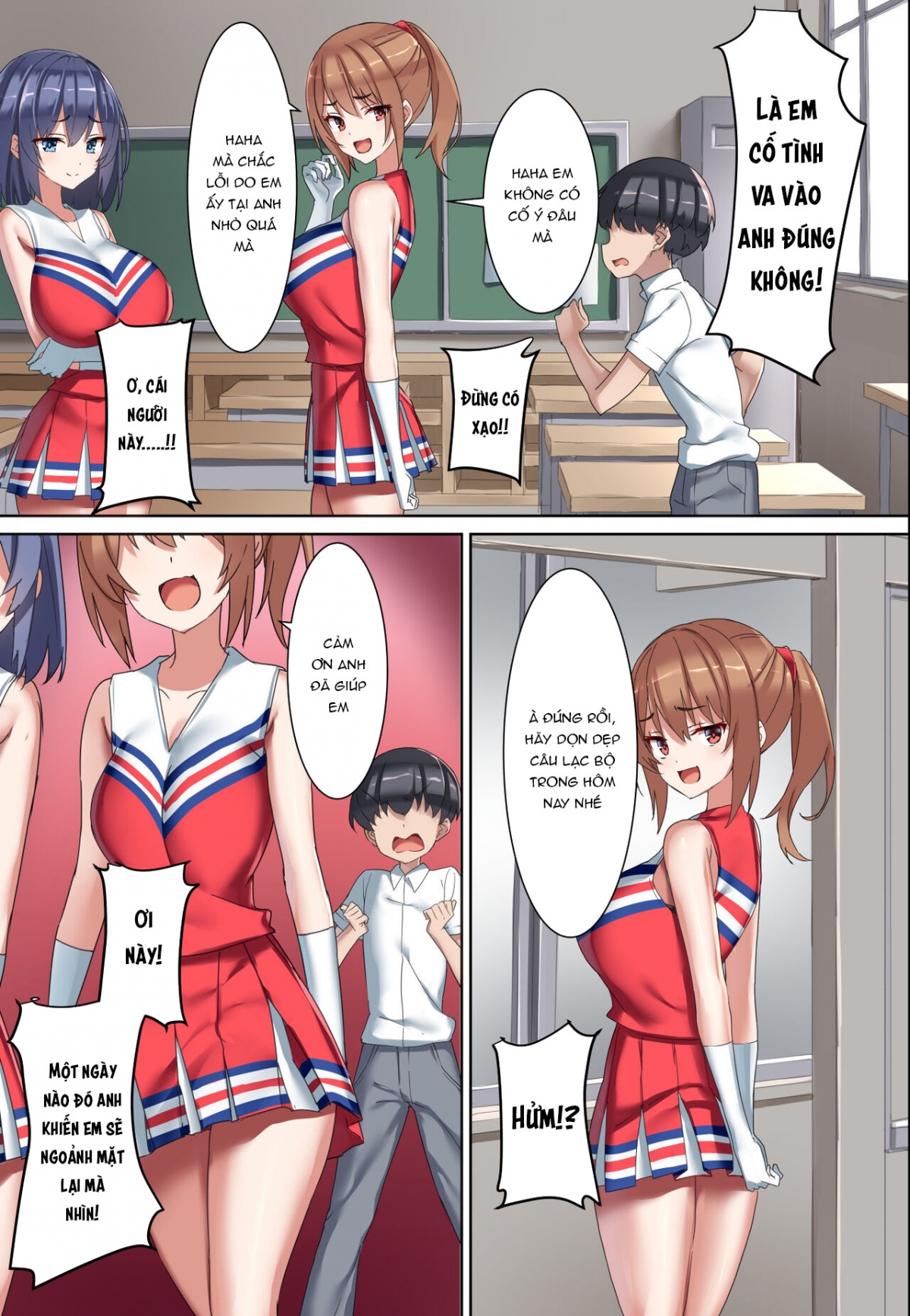 Đọc truyện hentai Kouhai Do-S Cheerleader ni Do-M Choukyou Sareta Otoko no Hanashi. - Chap 1
