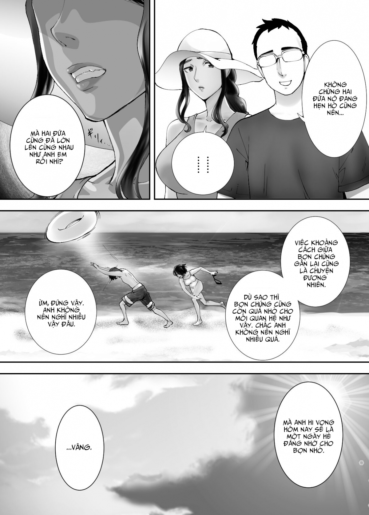 Đọc truyện hentai Chịch mẹ thằng bạn trong lần đi biển - Oneshot