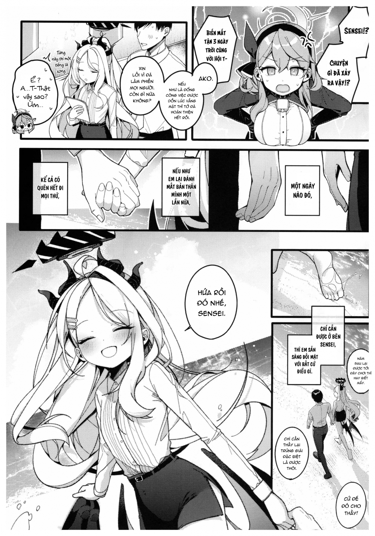 Đọc truyện hentai Natsu No Yume O Ano Nami Ni Nokoshite - Oneshot nứng