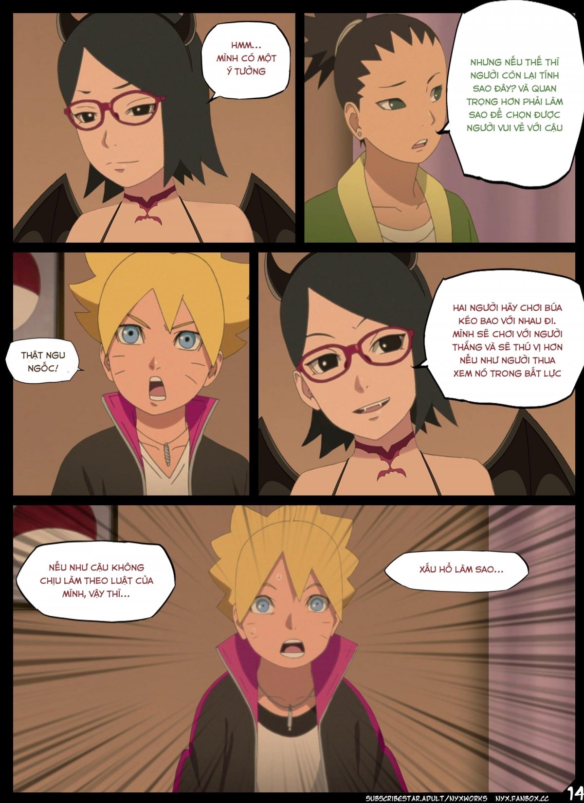 Đọc truyện hentai Đêm của succubus mắt đỏ (Naruto) - Oneshot