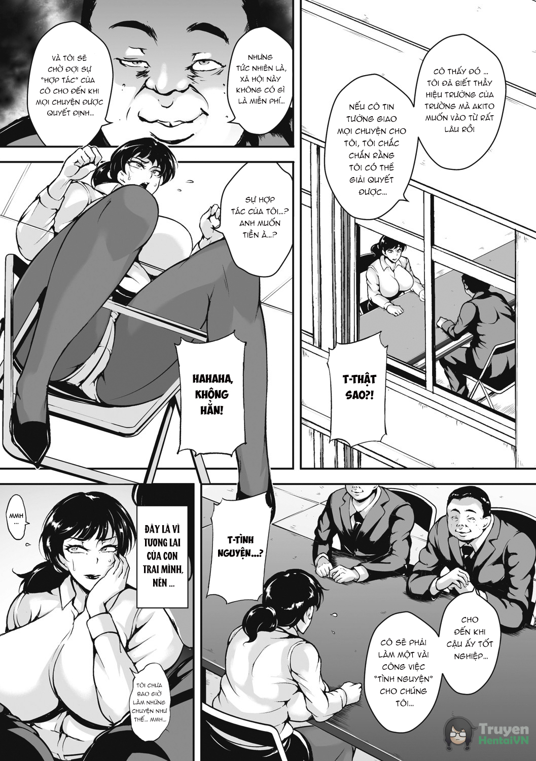 Đọc truyện hentai Akaneiro ni Modaeru Hitozuma - Wife Writhing in Madder - Oneshot