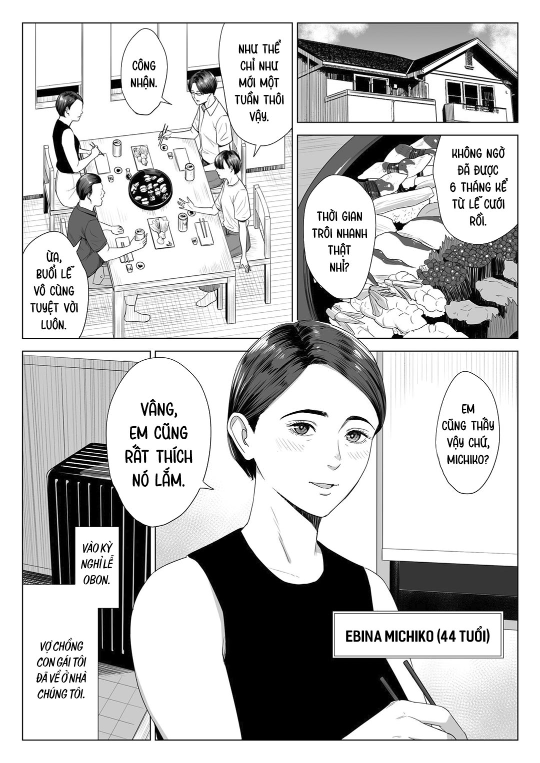 Đọc truyện hentai Mượn nhờ mẹ vợ - Oneshot