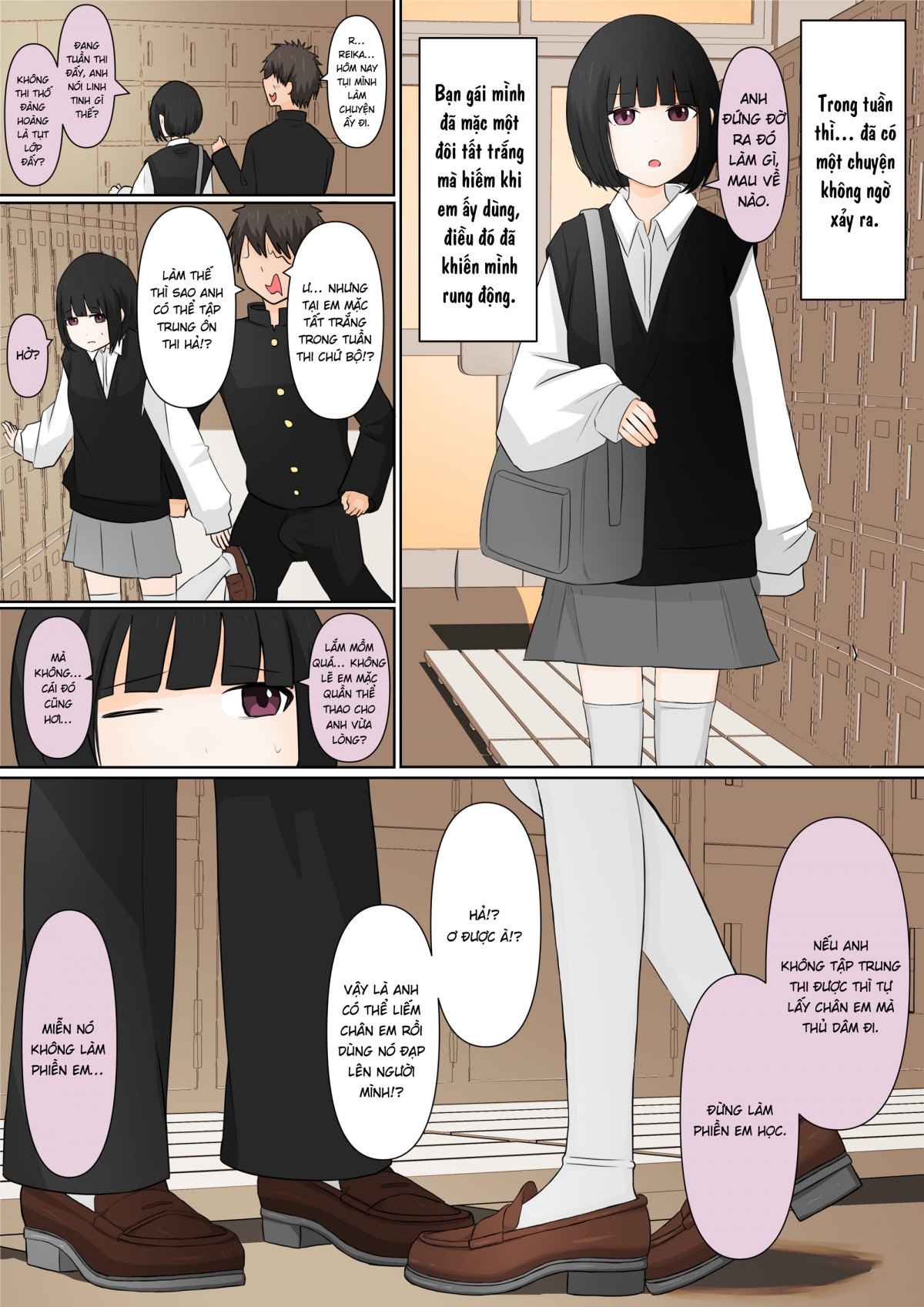 Đọc truyện hentai Ashizeme Kanojo _1 - Oneshot